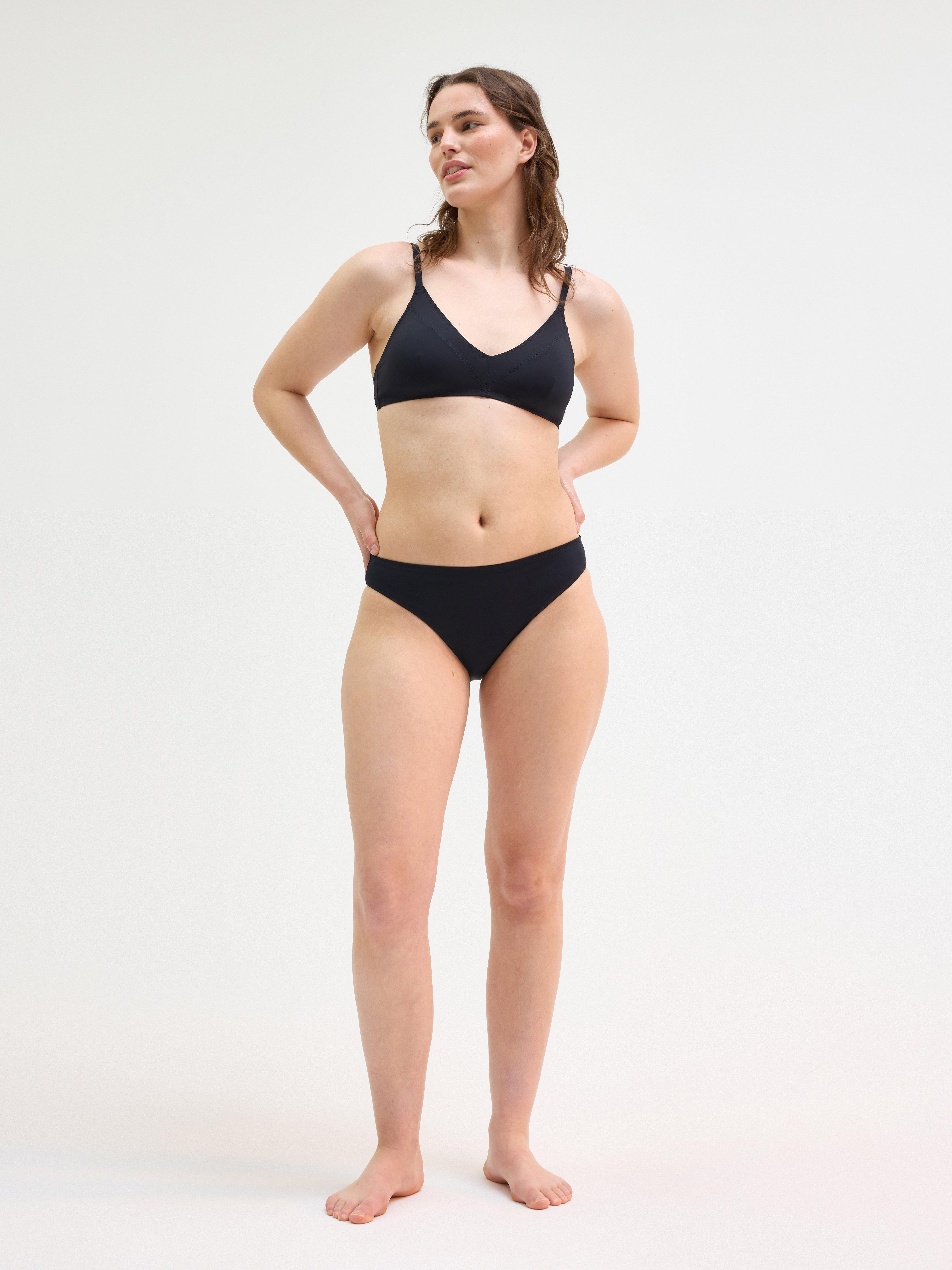 Bikini s klasickým pasem - Female Engineering - Černá