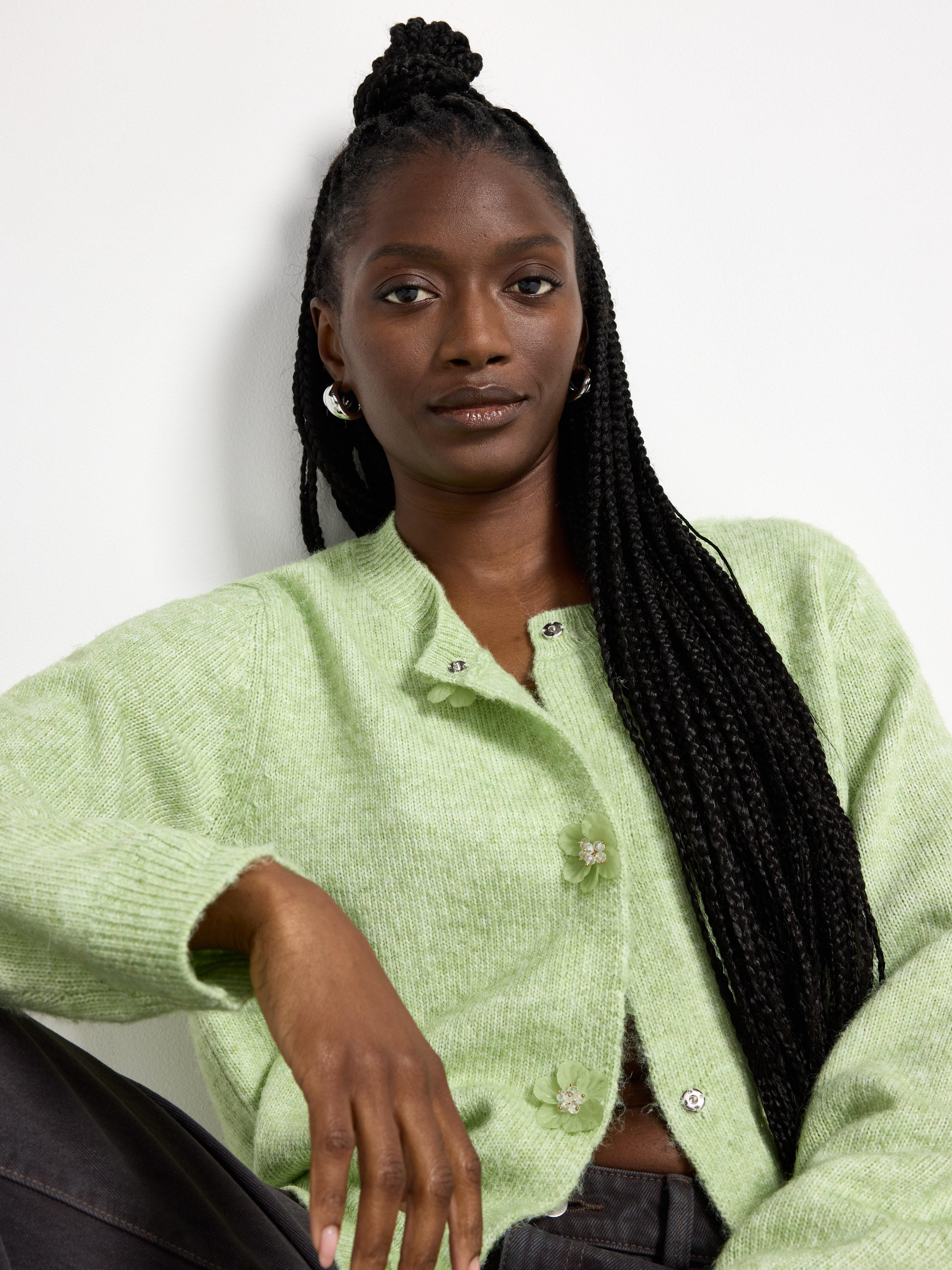 Cardigan - Womens Wear - Green