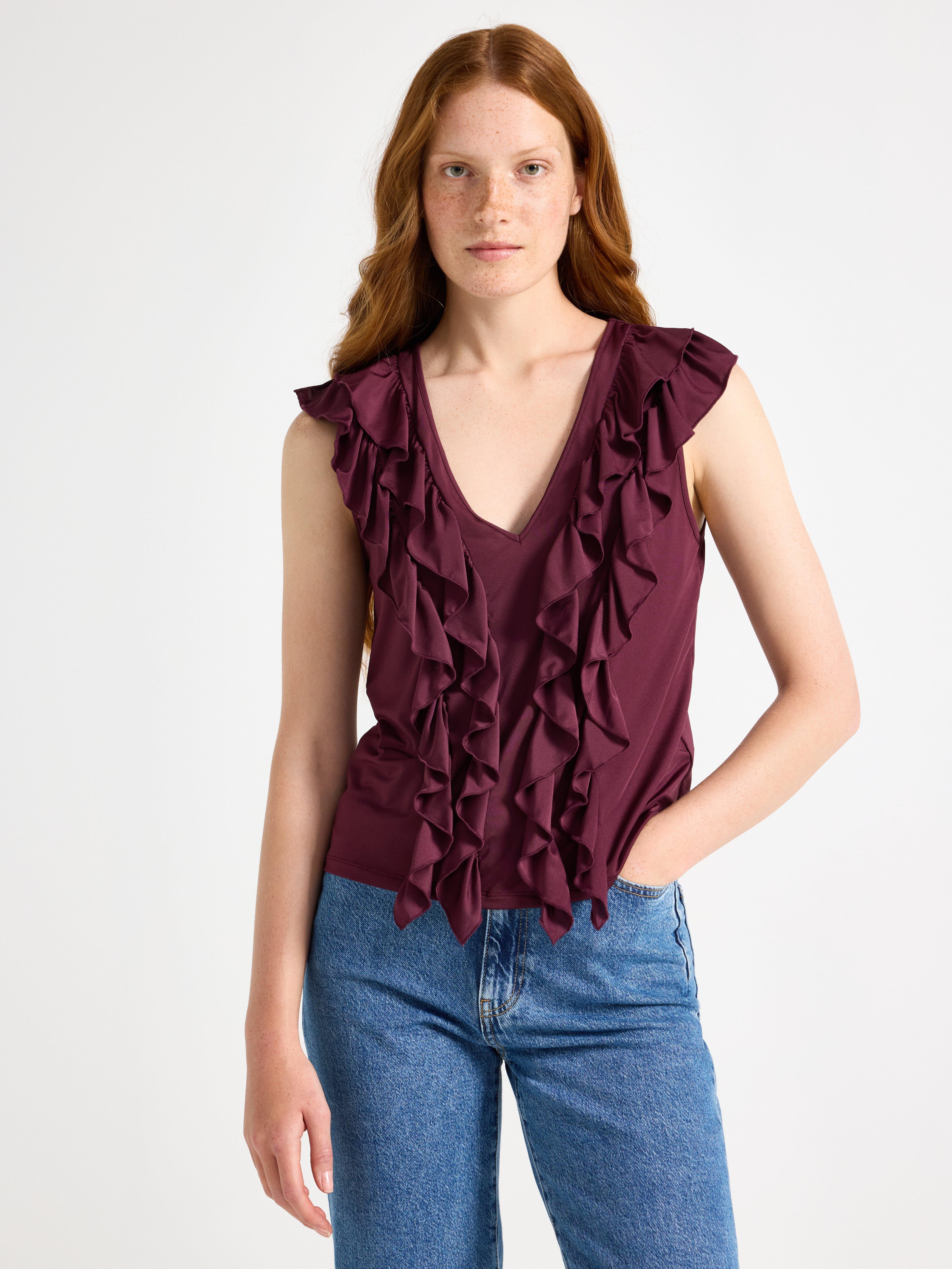 Top - Womens Wear - Red