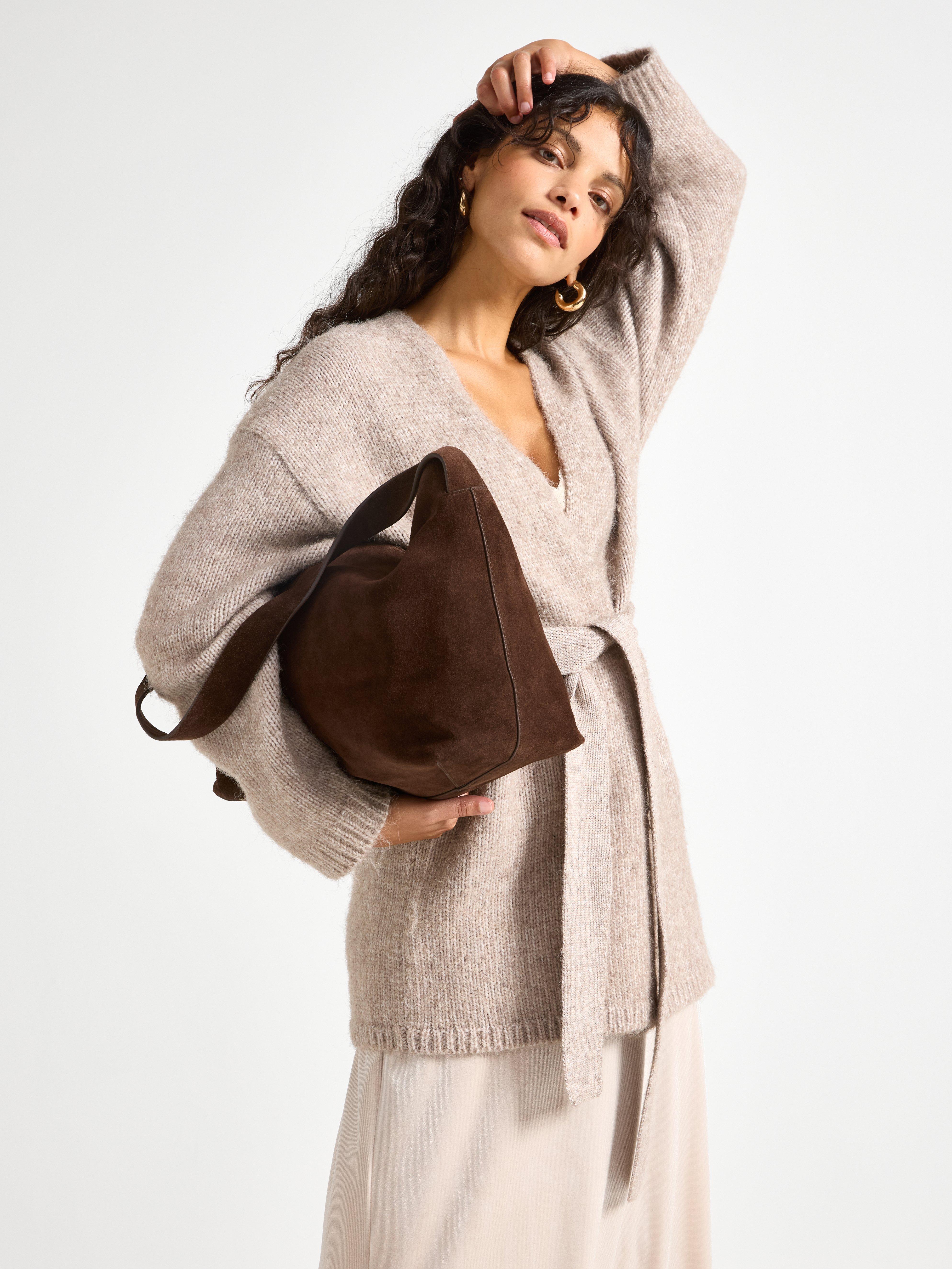 Cardigan - Womens Wear - Brown