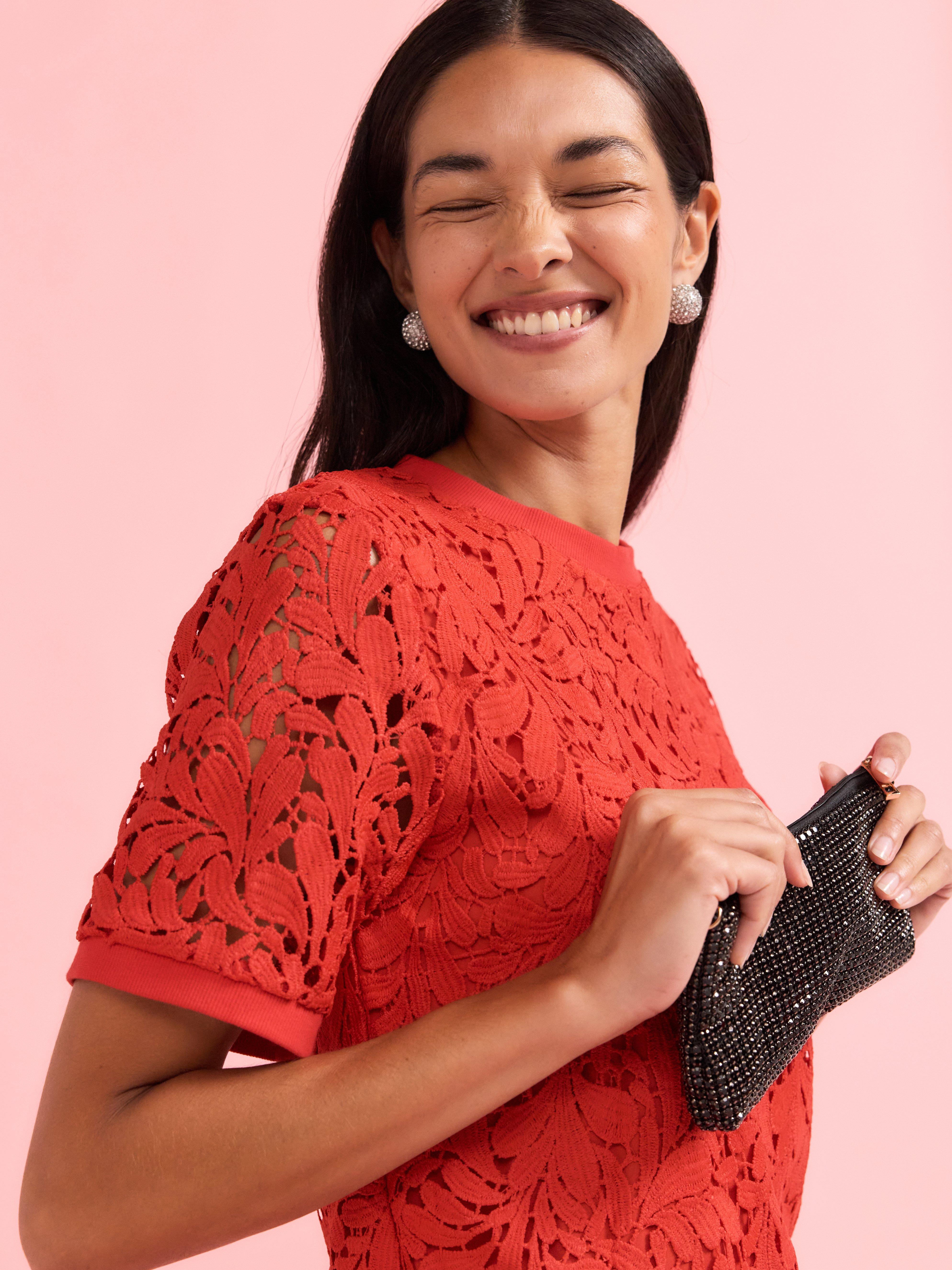 Top - Womens Wear - Red