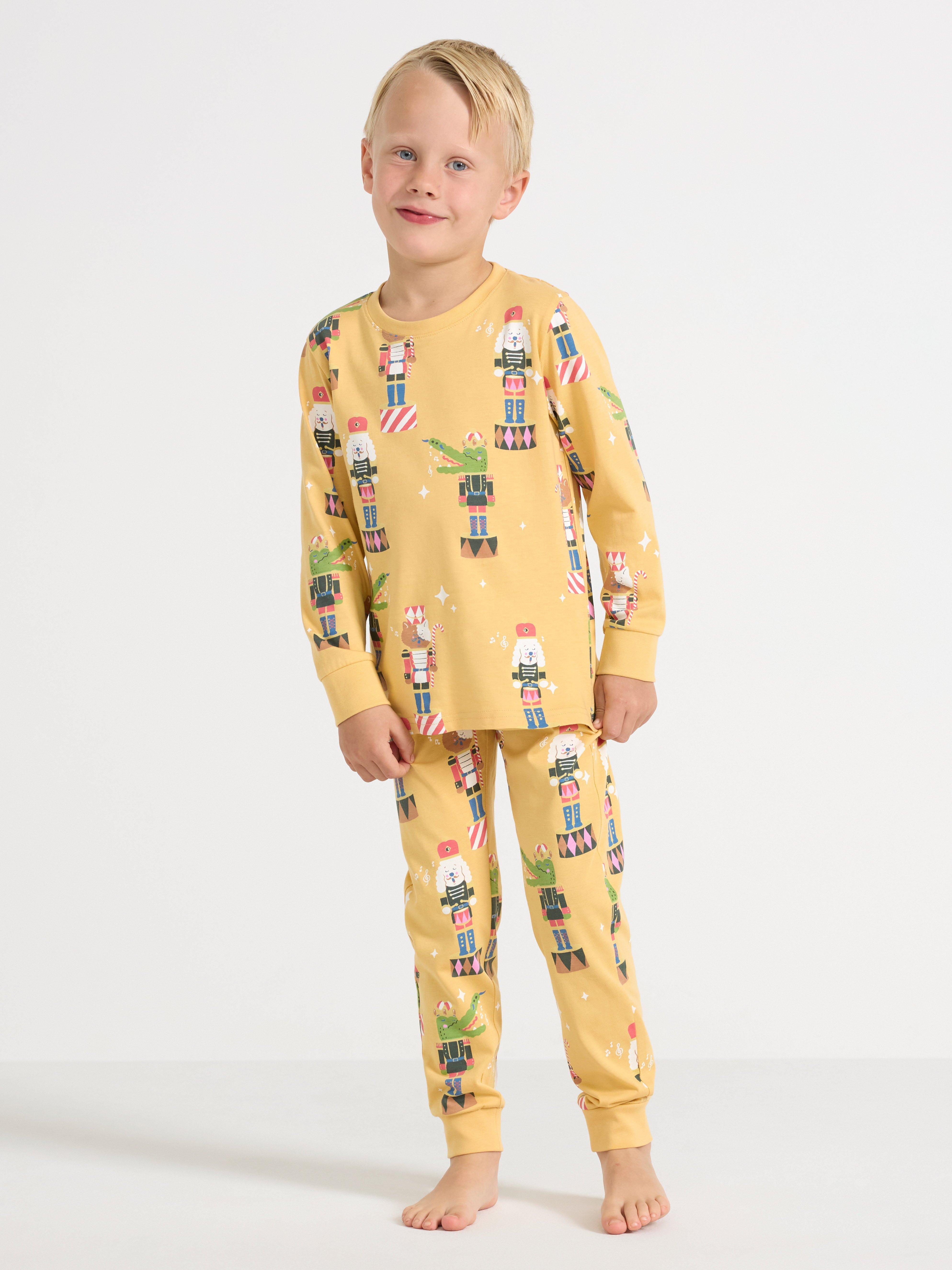 Pyjamas-sæt - Børn - Gul