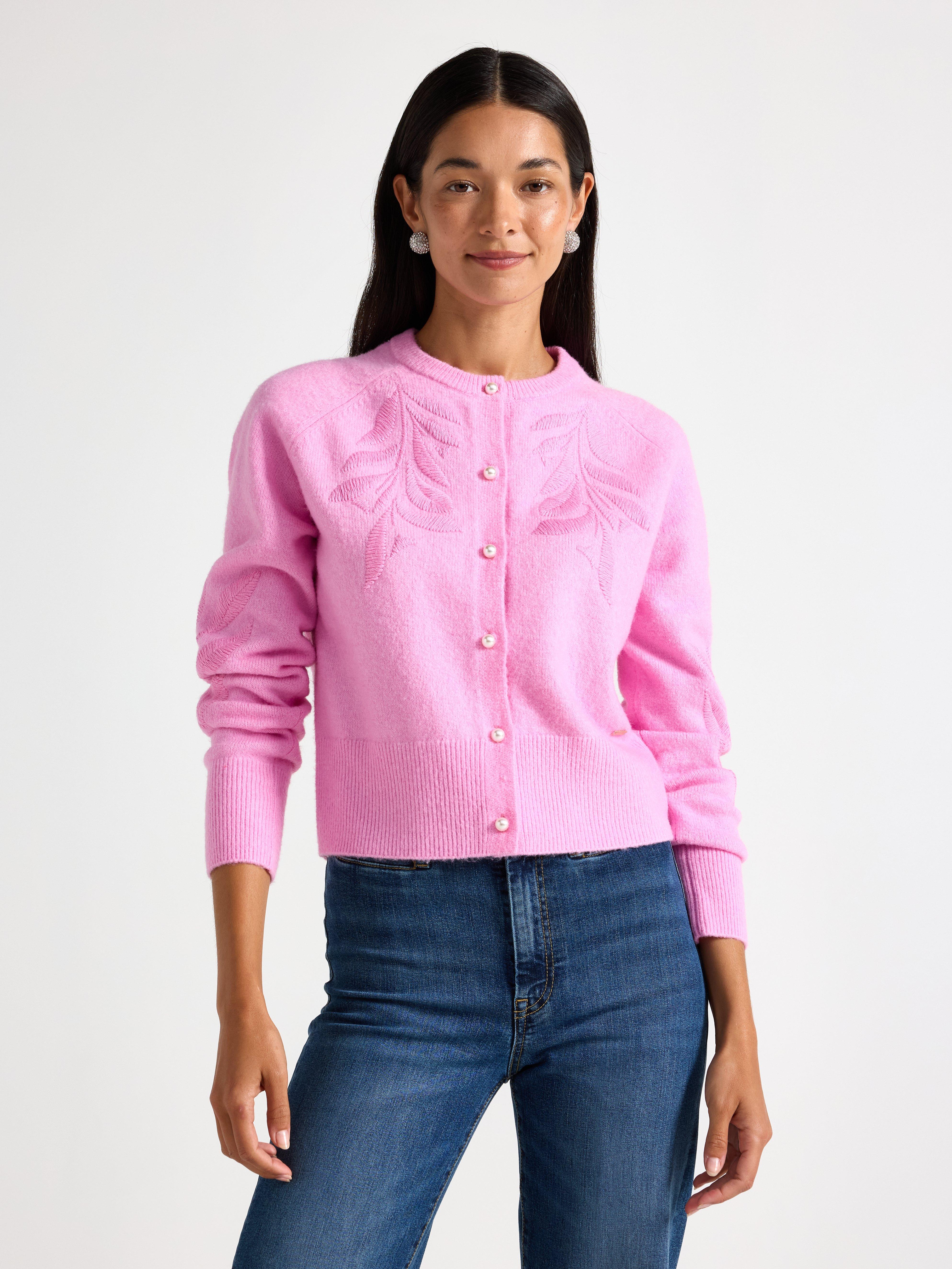 Cardigan - Dame - Lilla