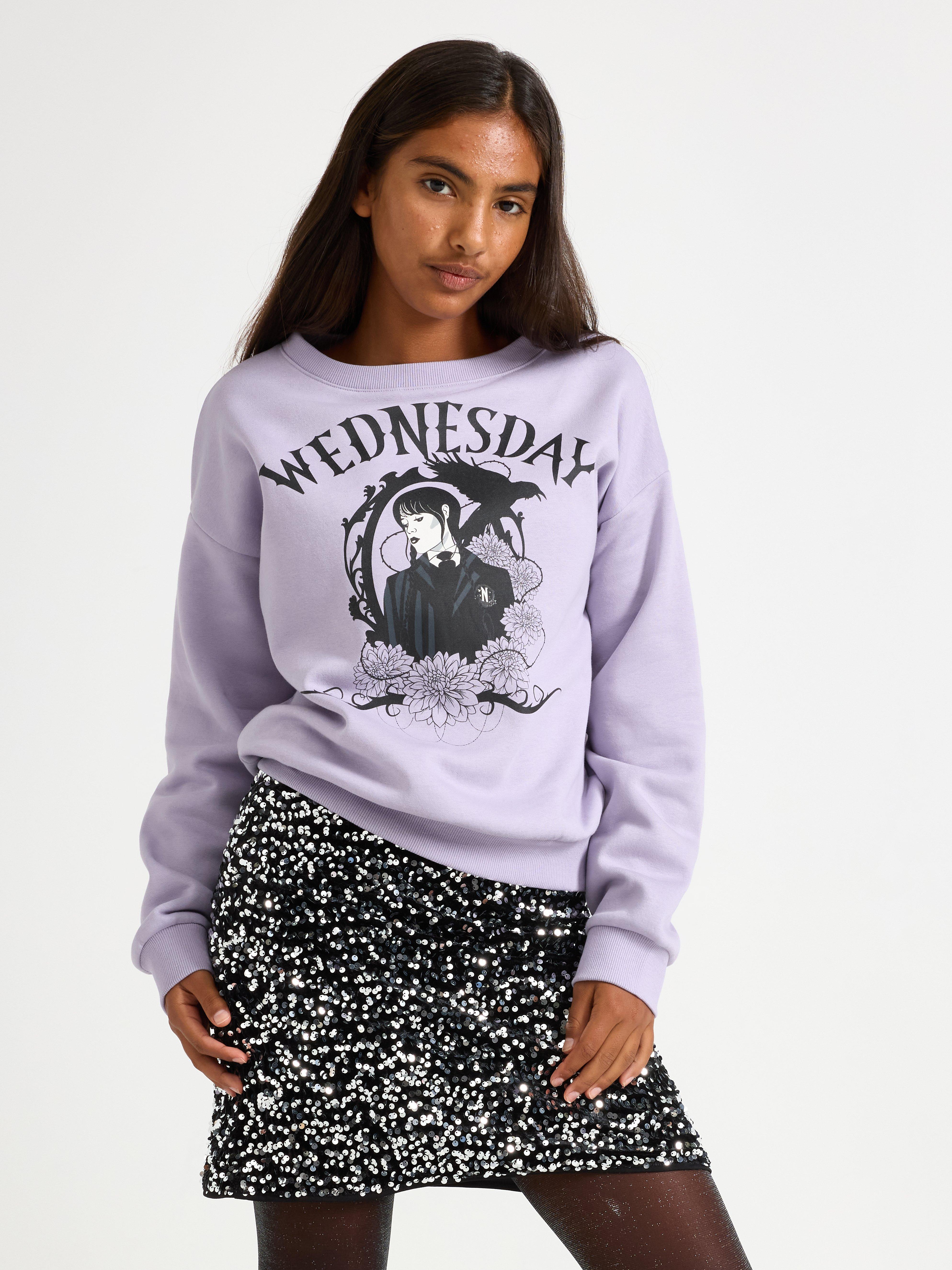 Sweatshirt - Barn - Lila