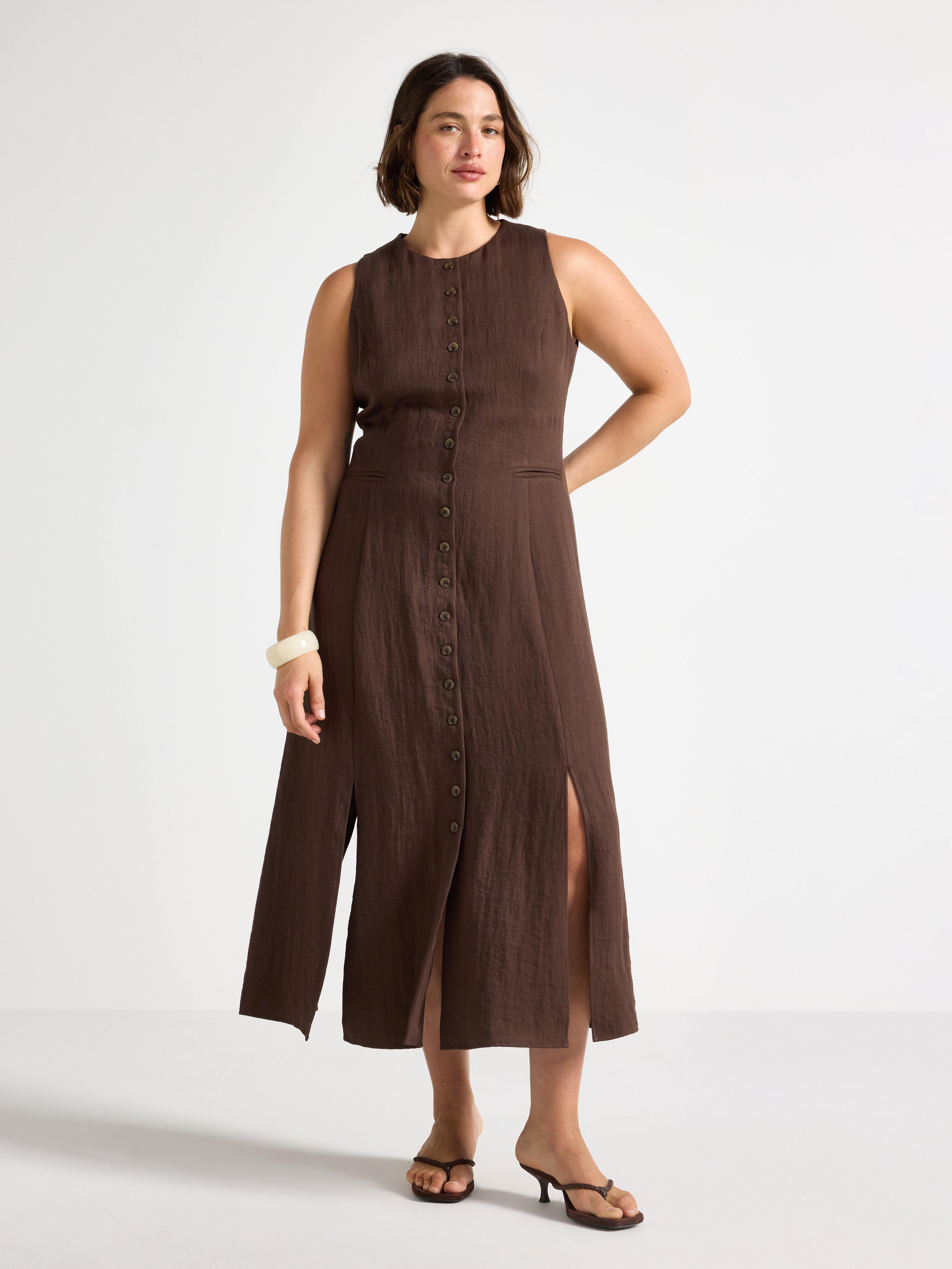 Dress - Womens Wear - Brown