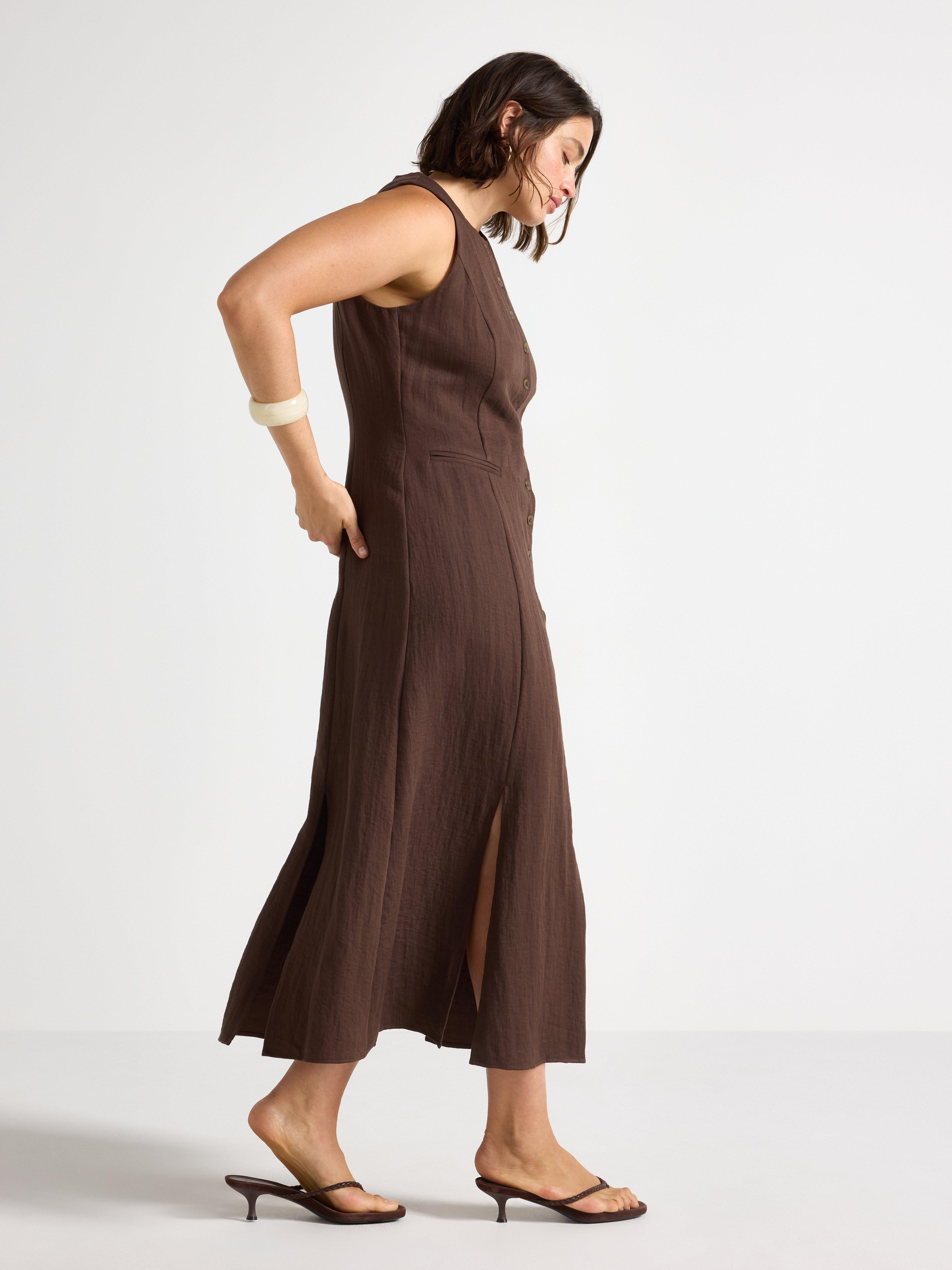 Dress - Womens Wear - Brown
