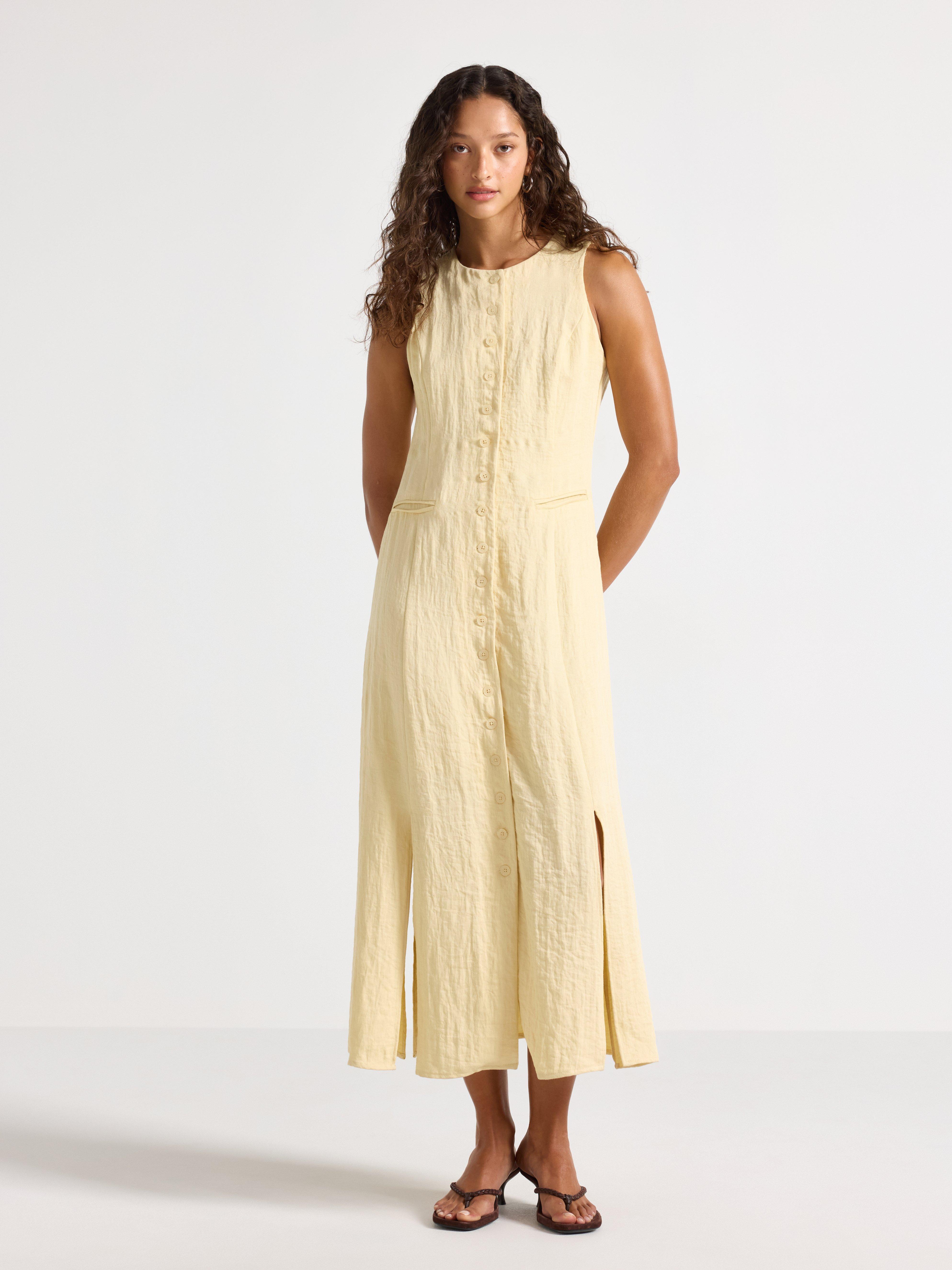 Klänning - Dam - Gul