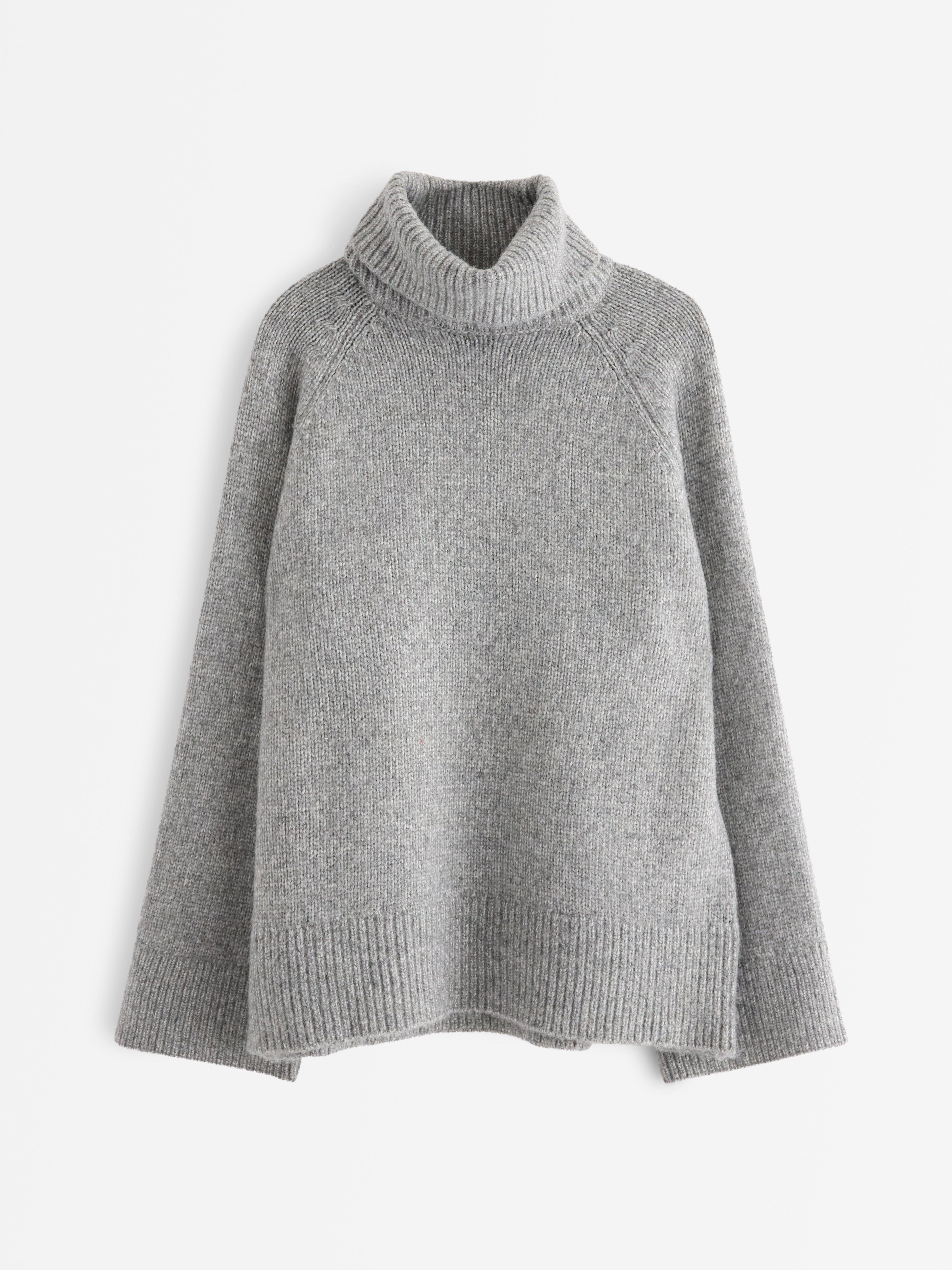 Turtleneck - Dame - Grå