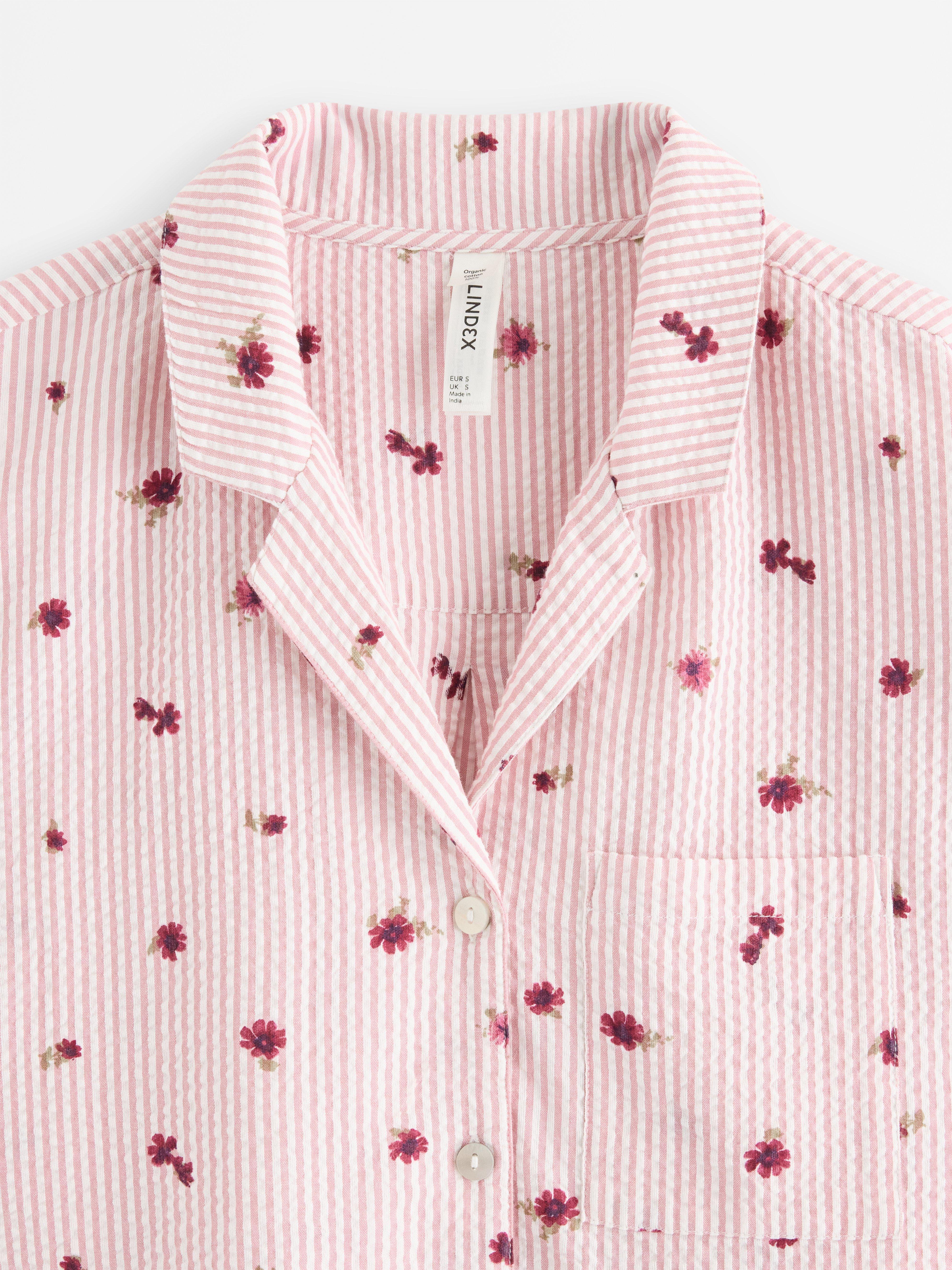 Pyjamasskjorte - Undertøy - Rosa