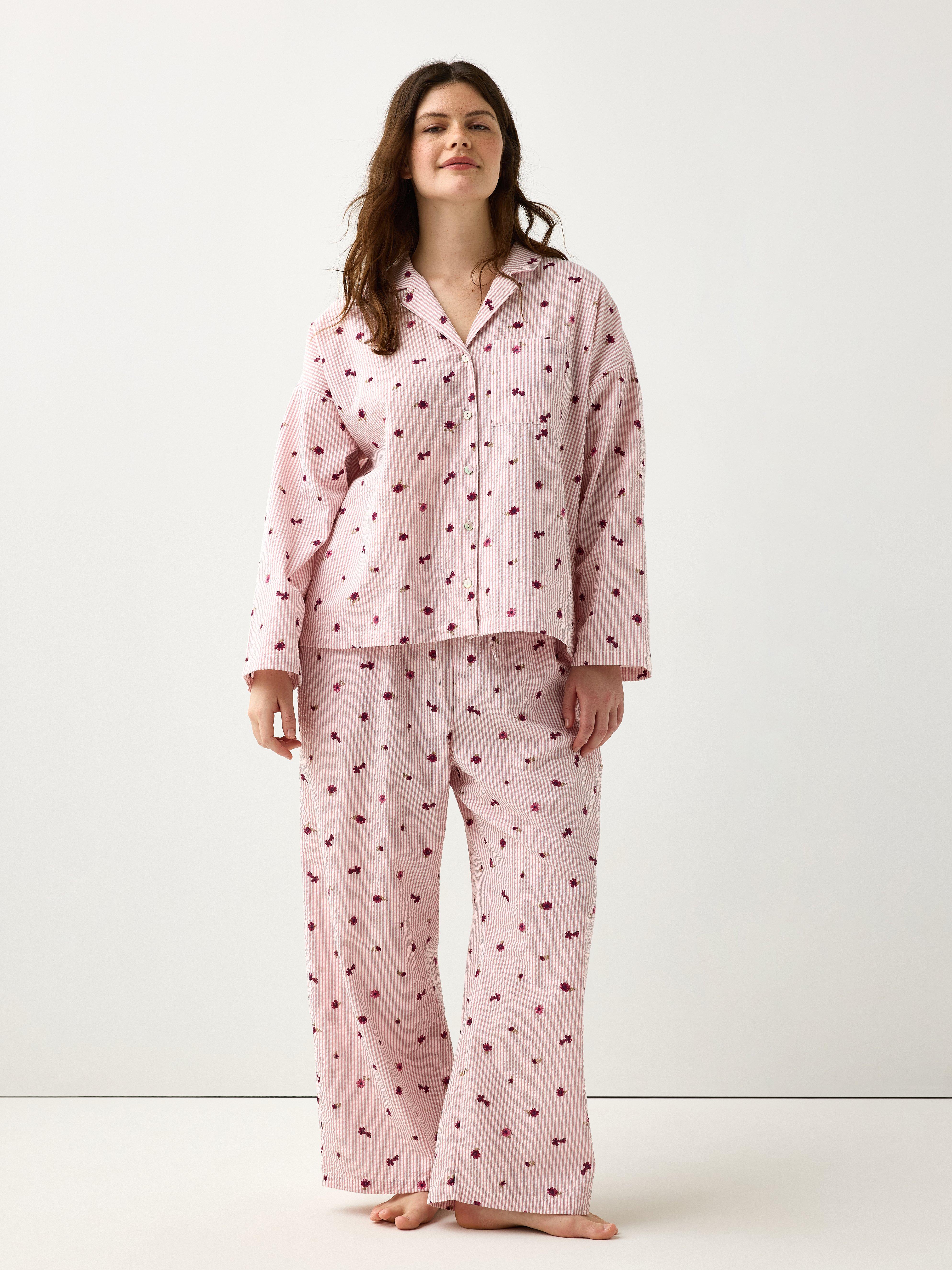 Pyjamasskjorte - Undertøy - Rosa