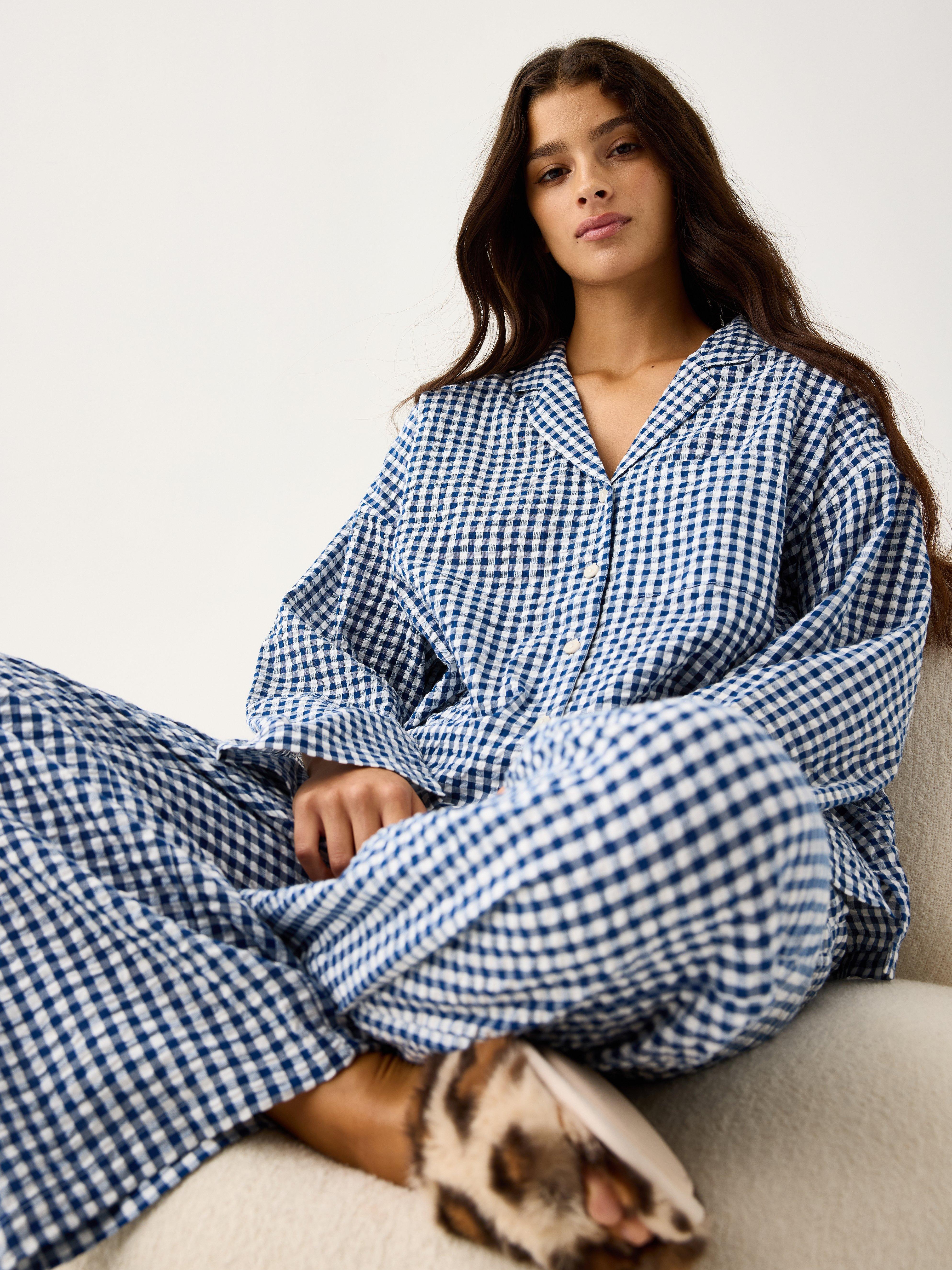 Pyjamahousut - Alusvaatteet - Sininen