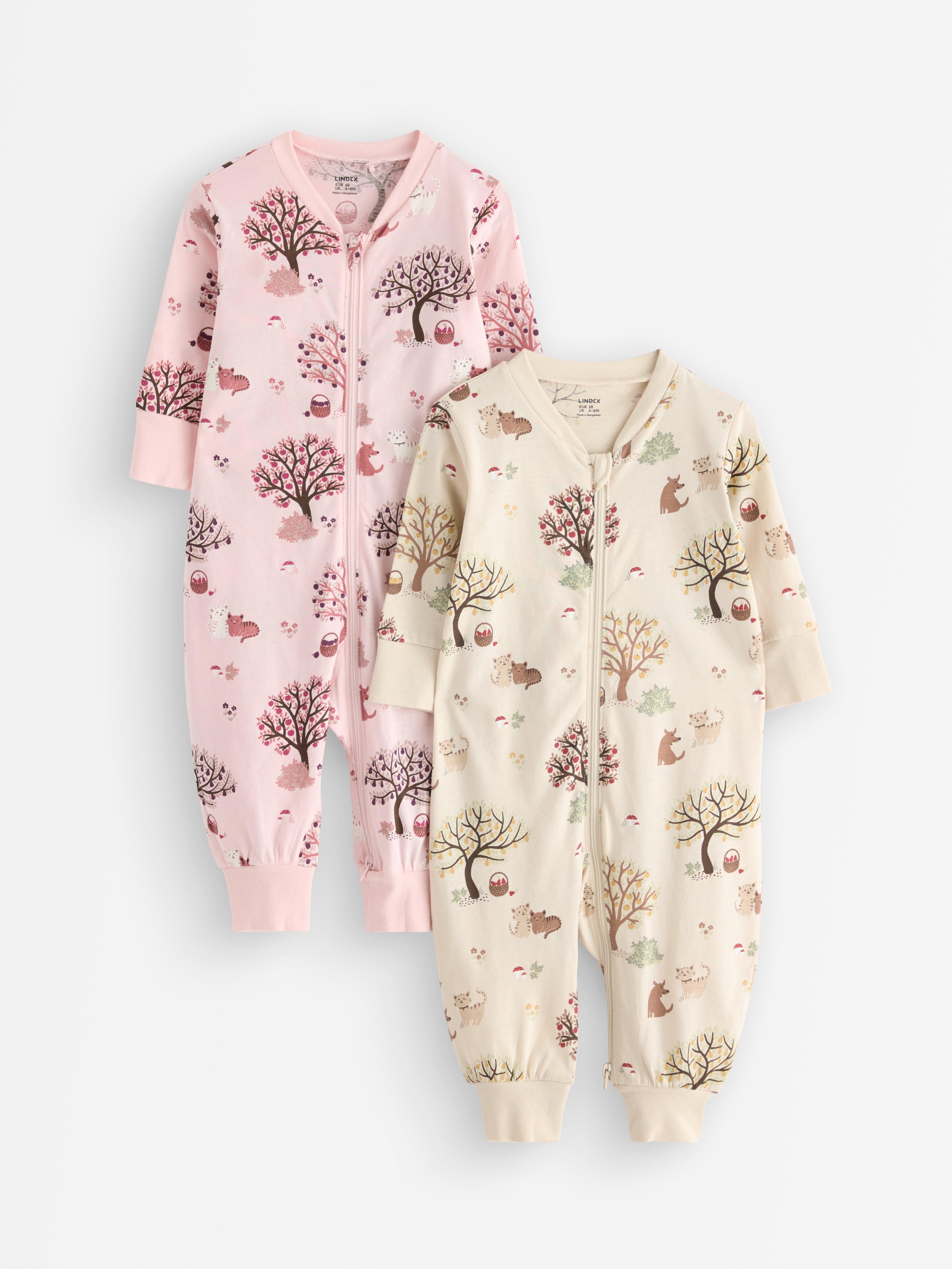 Pyjamas onesie - Børn - Lyserød
