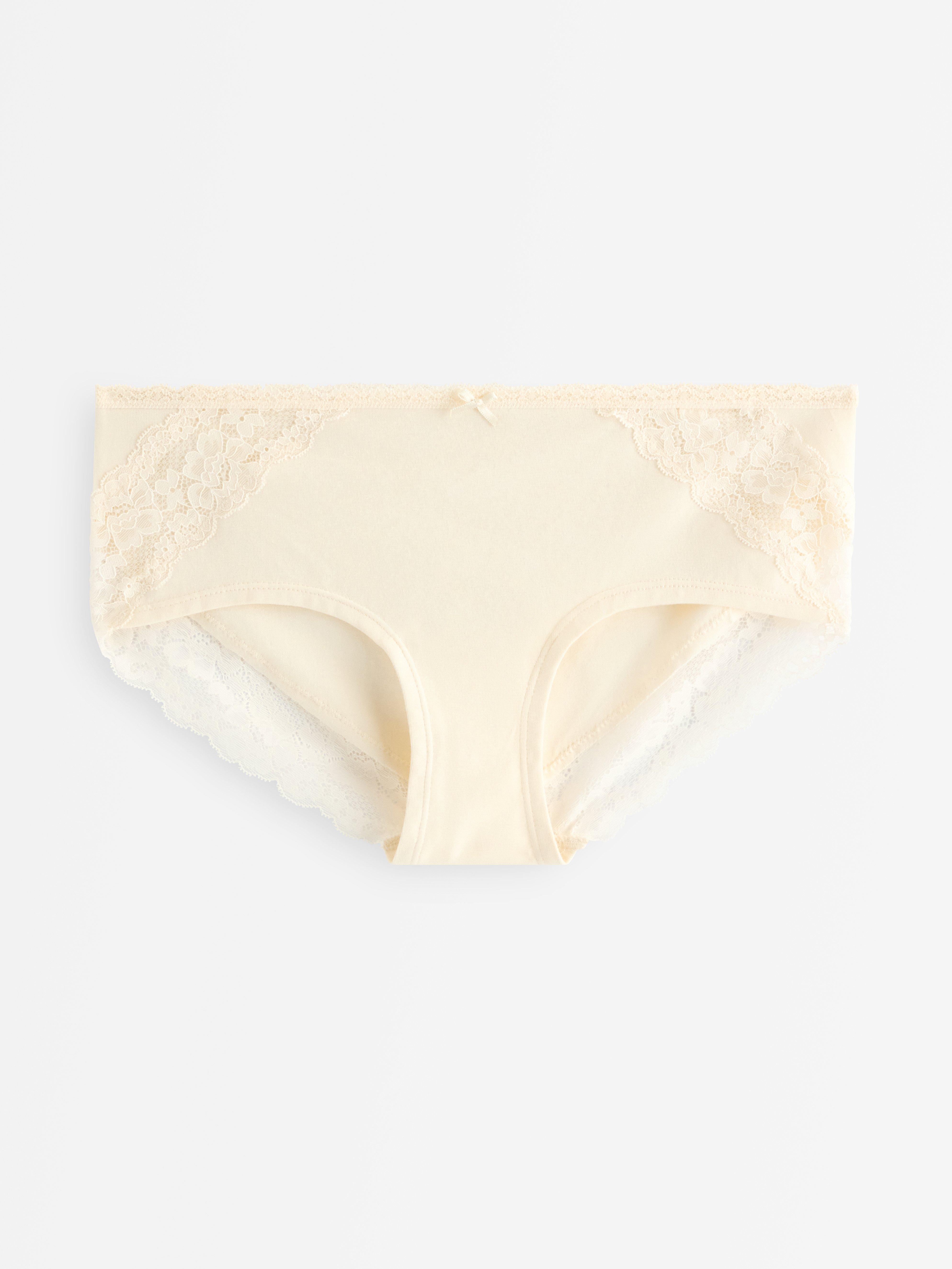 Nohavičky s klasickým pásom - Spodná bielizeň - Biela