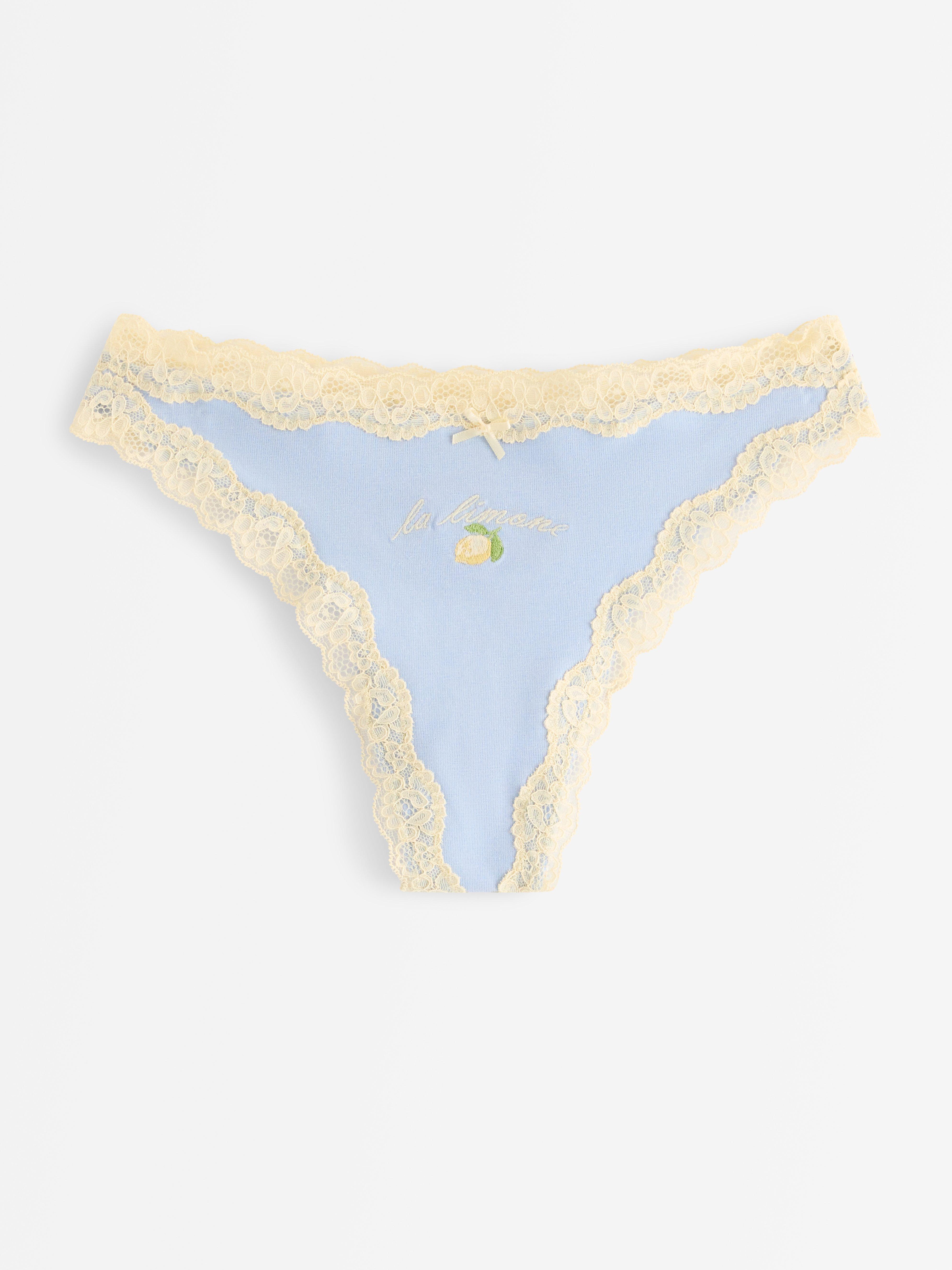 Thong Regular - Lingerie - Blue