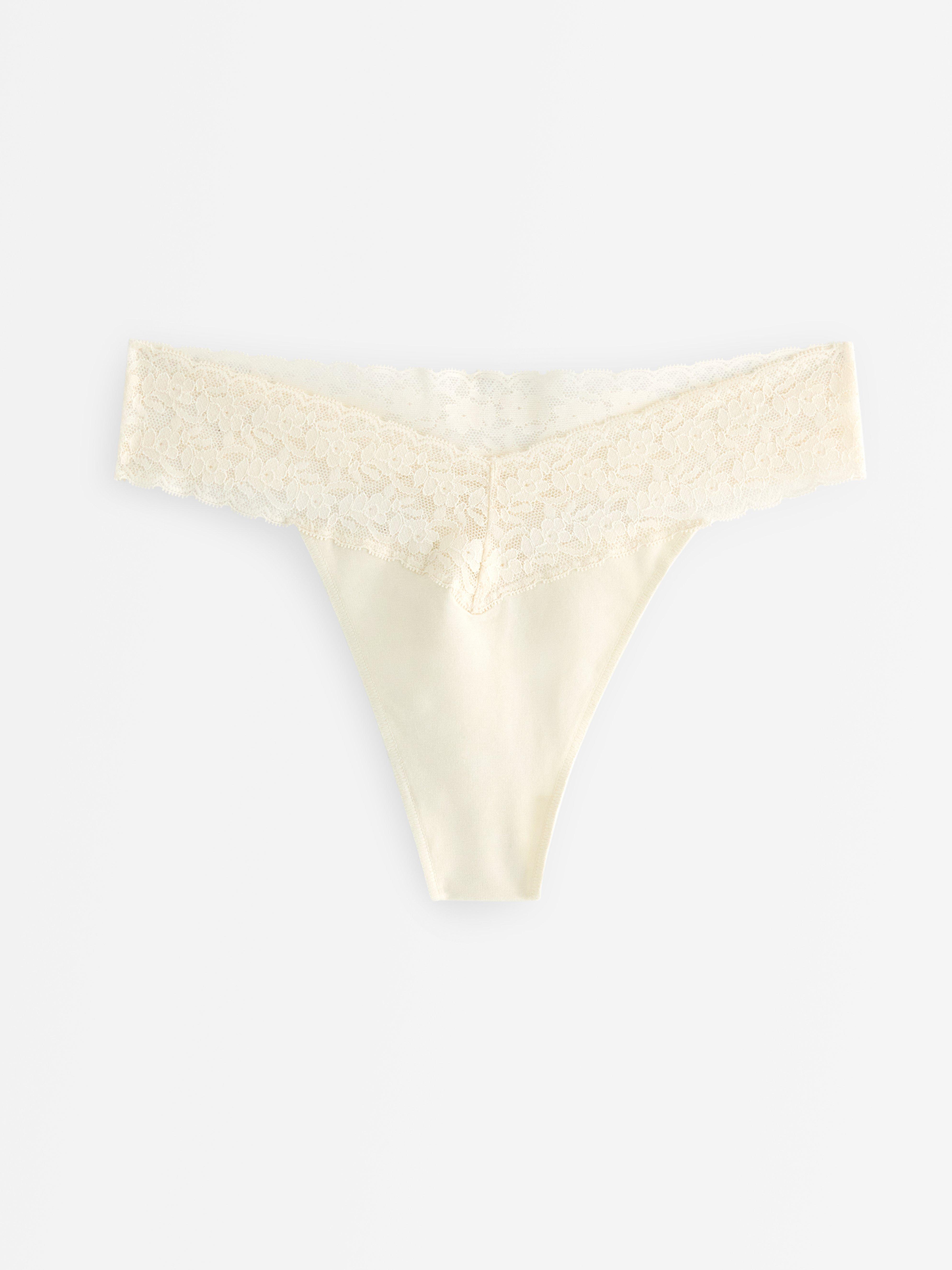 Thong Low - Lingerie - White