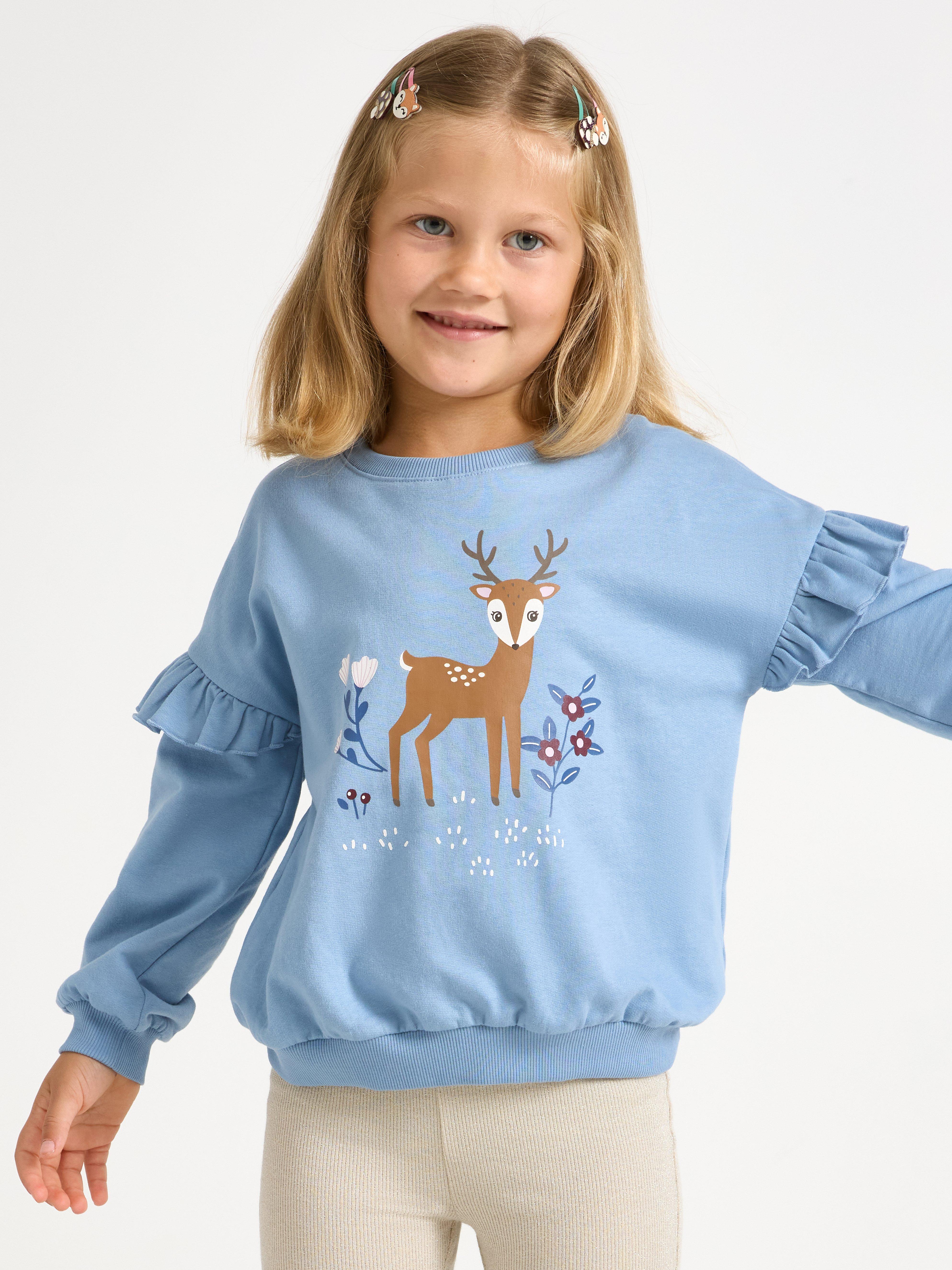 Sweatshirt - Barn - Blå