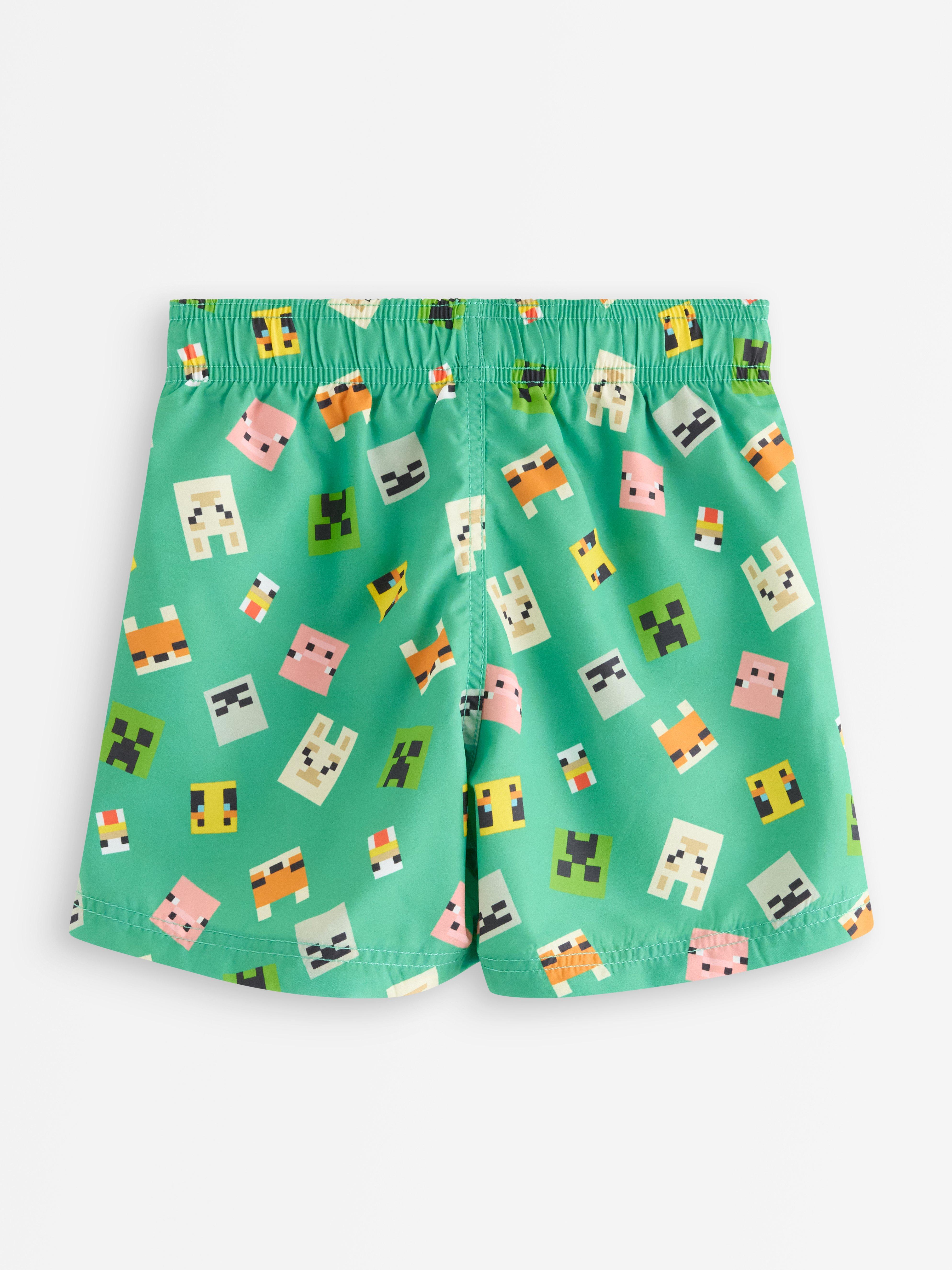 Badeshorts - Børn - Grøn