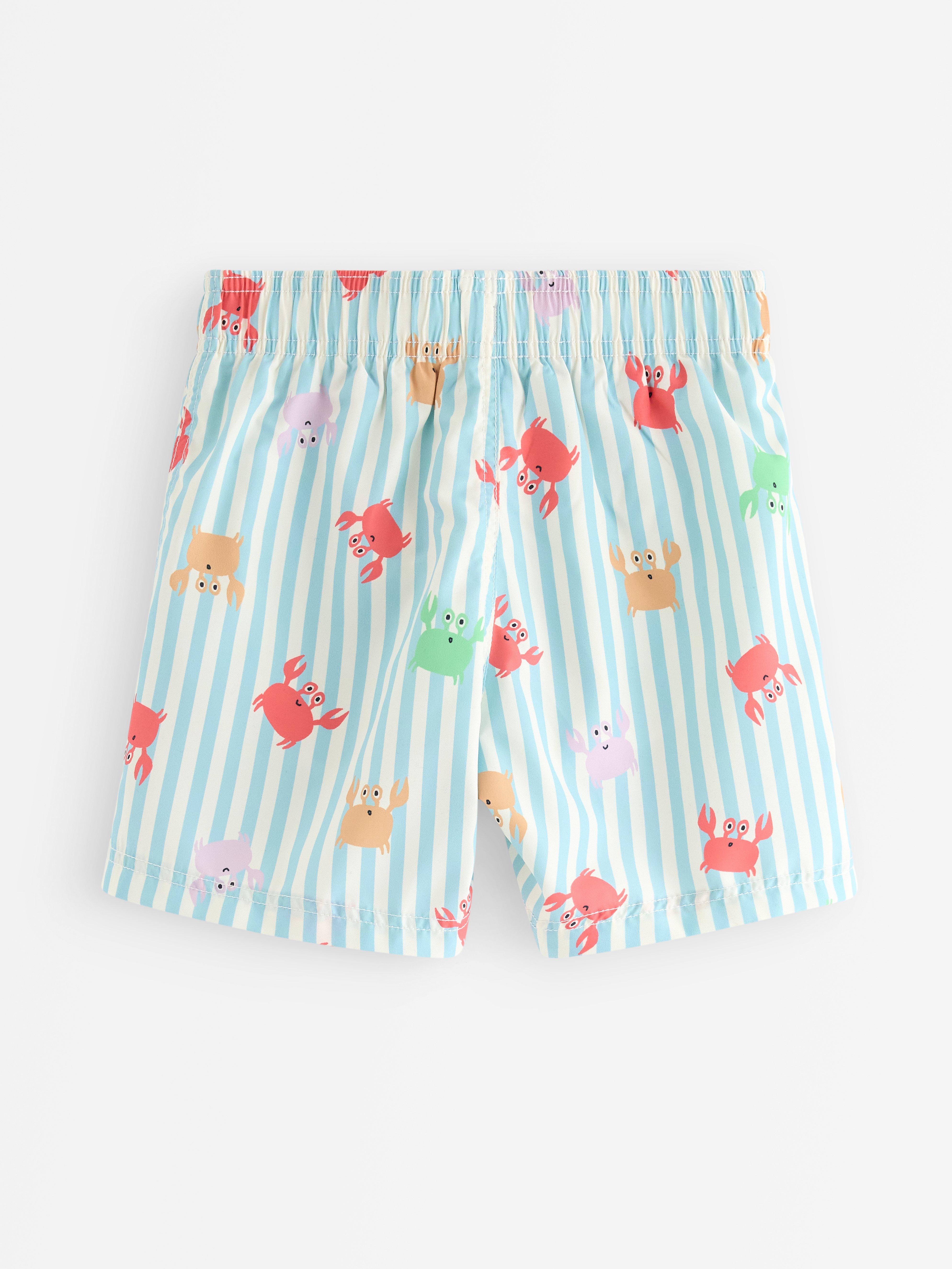 Badshorts - Barn - Vit