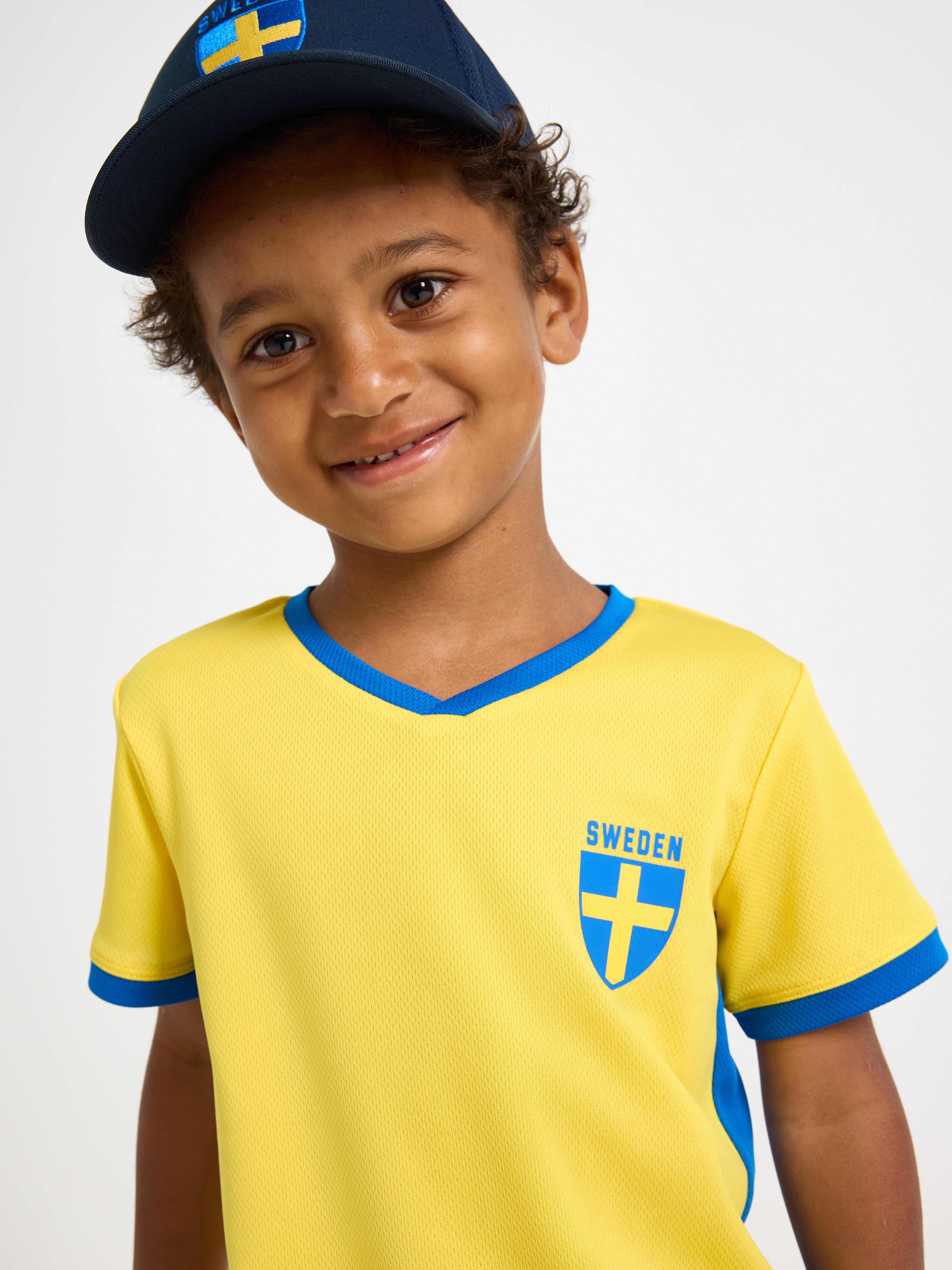 T-shirt - Børn - Gul