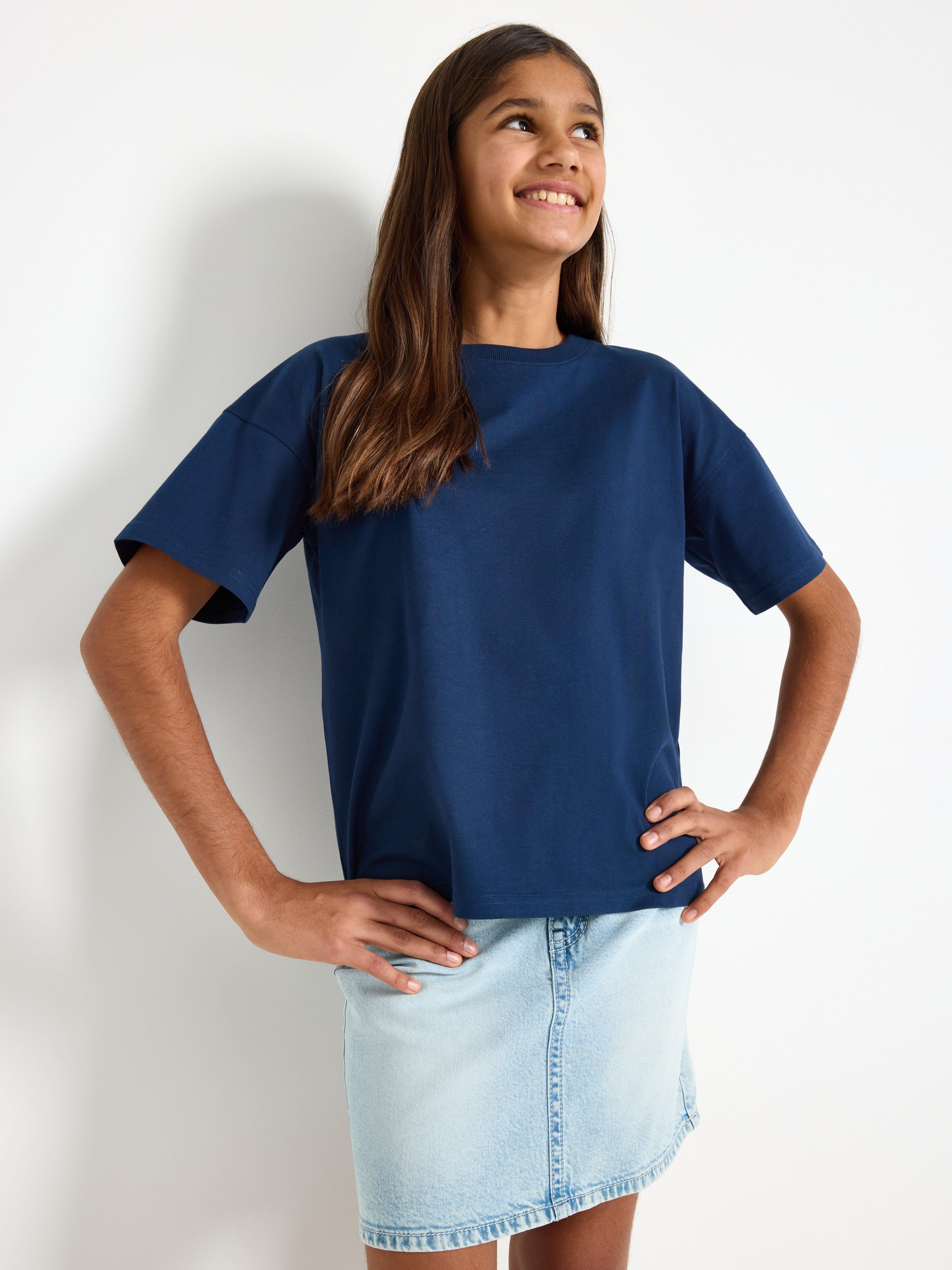 T-shirt - Barn - Blå