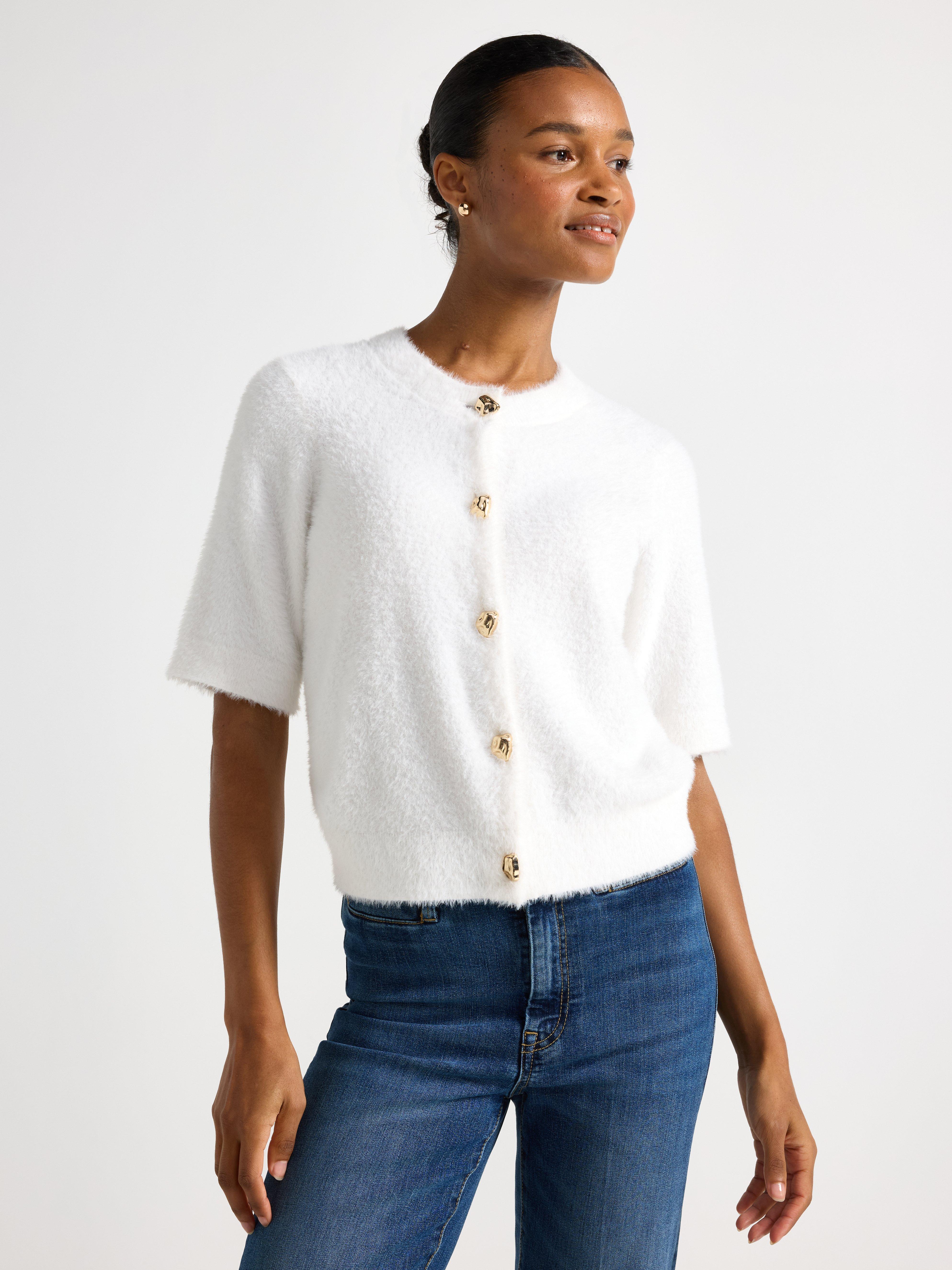 Short-sleeved cardigan | Lindex