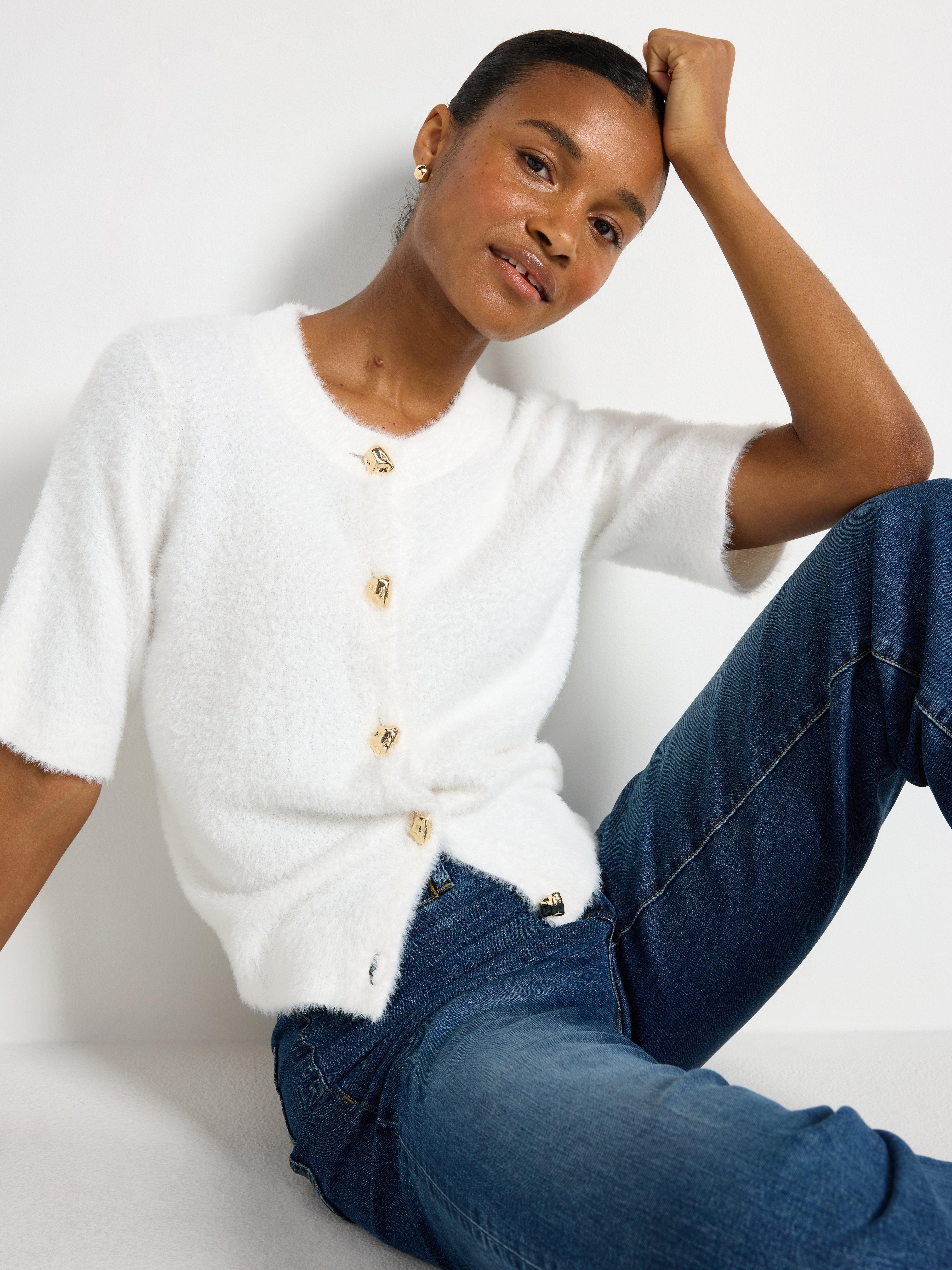 Cardigan - Womens Wear - White