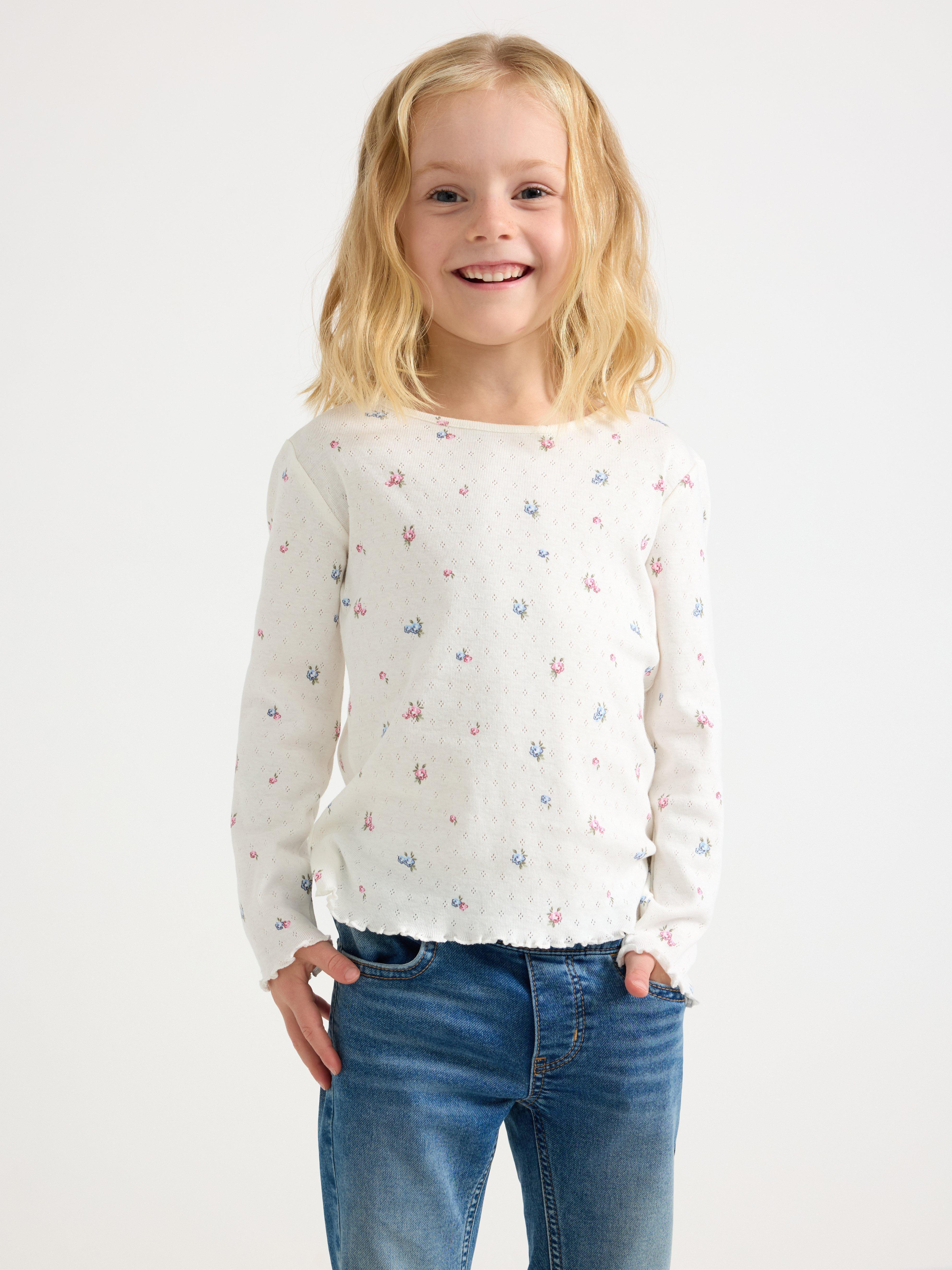 Top - Kids Wear - White