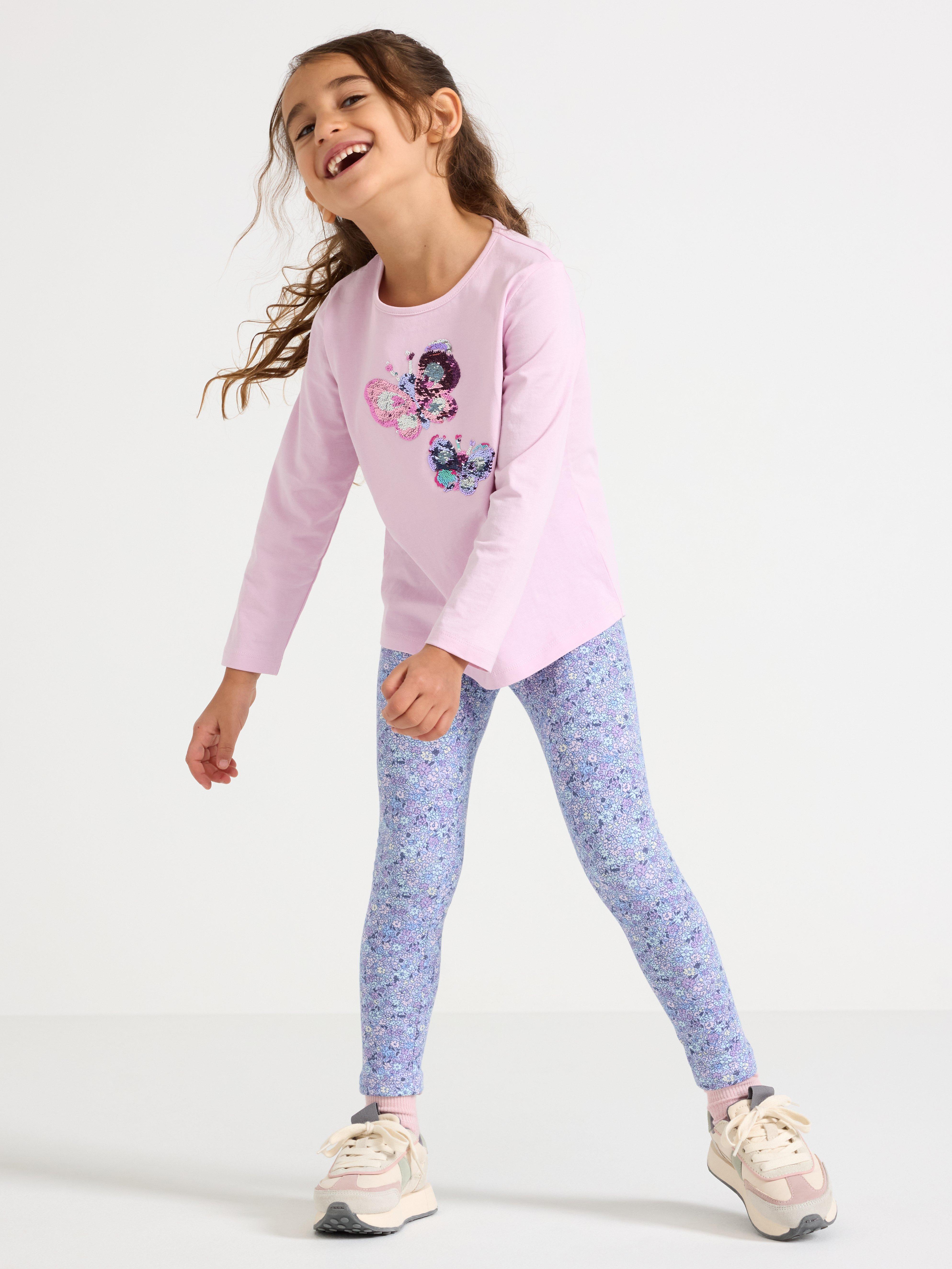 Leggings - Barn - Blå