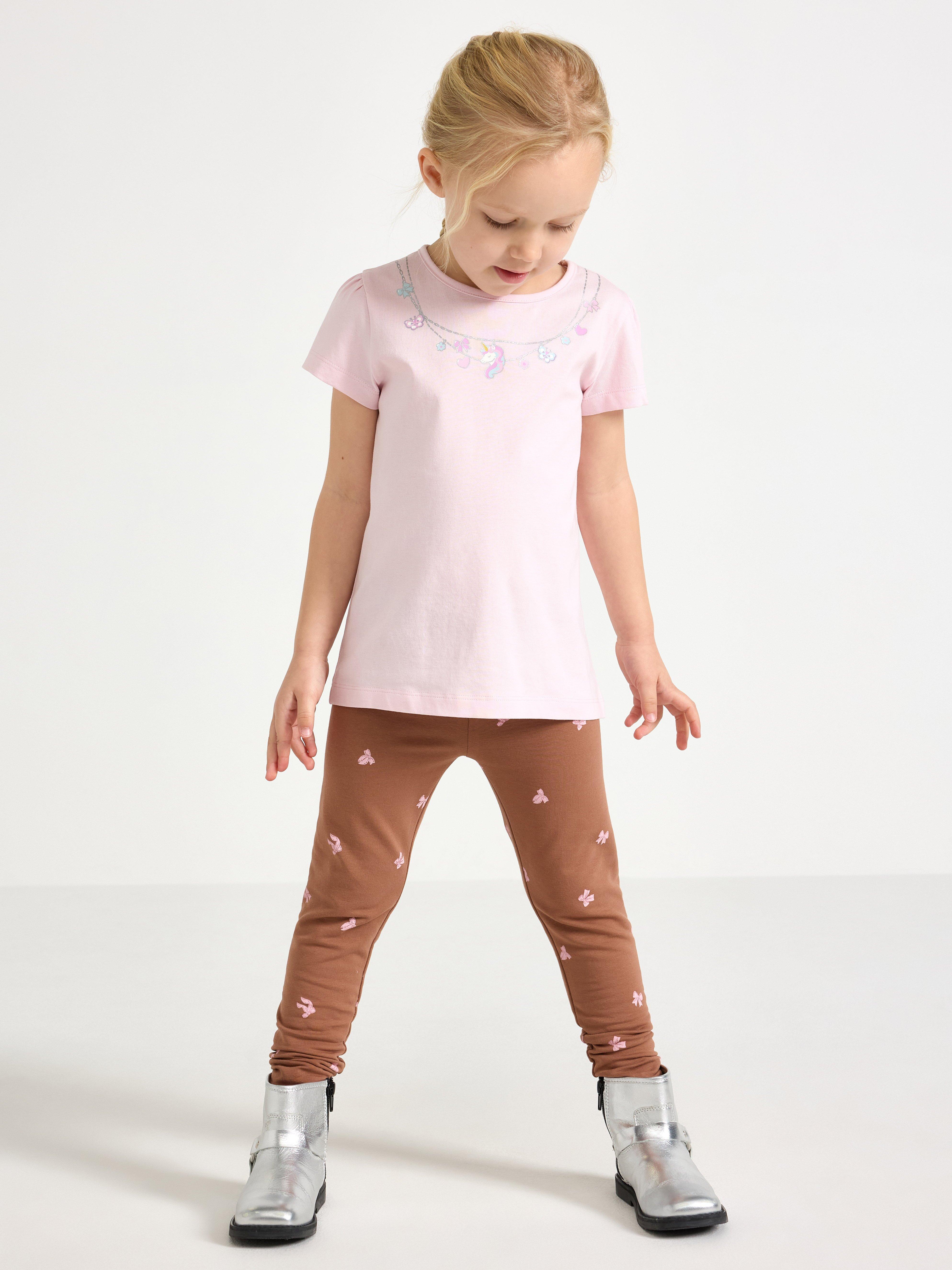 Leggings - Barn - Brun