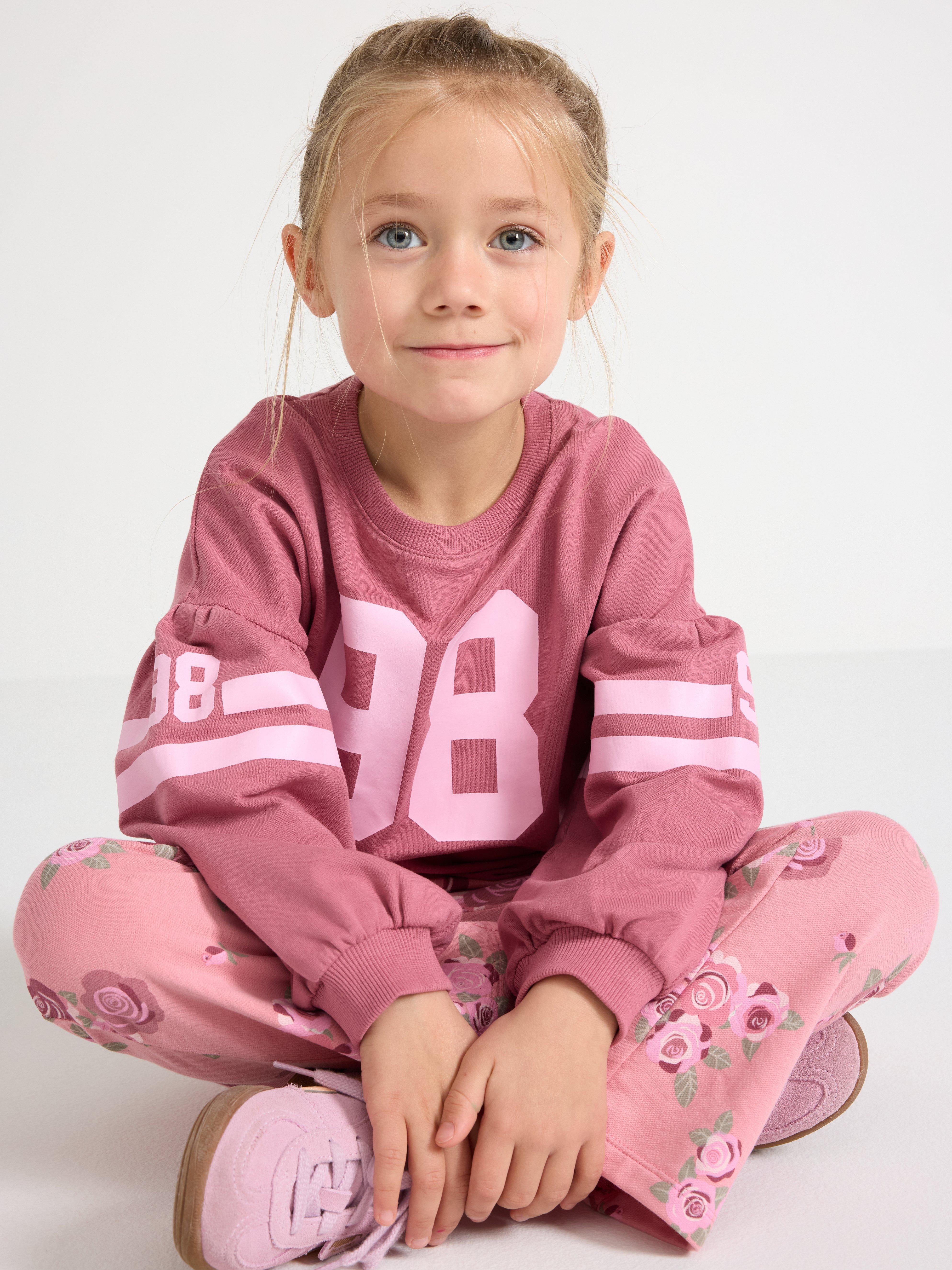 Sweatshirt - Barn - Rosa