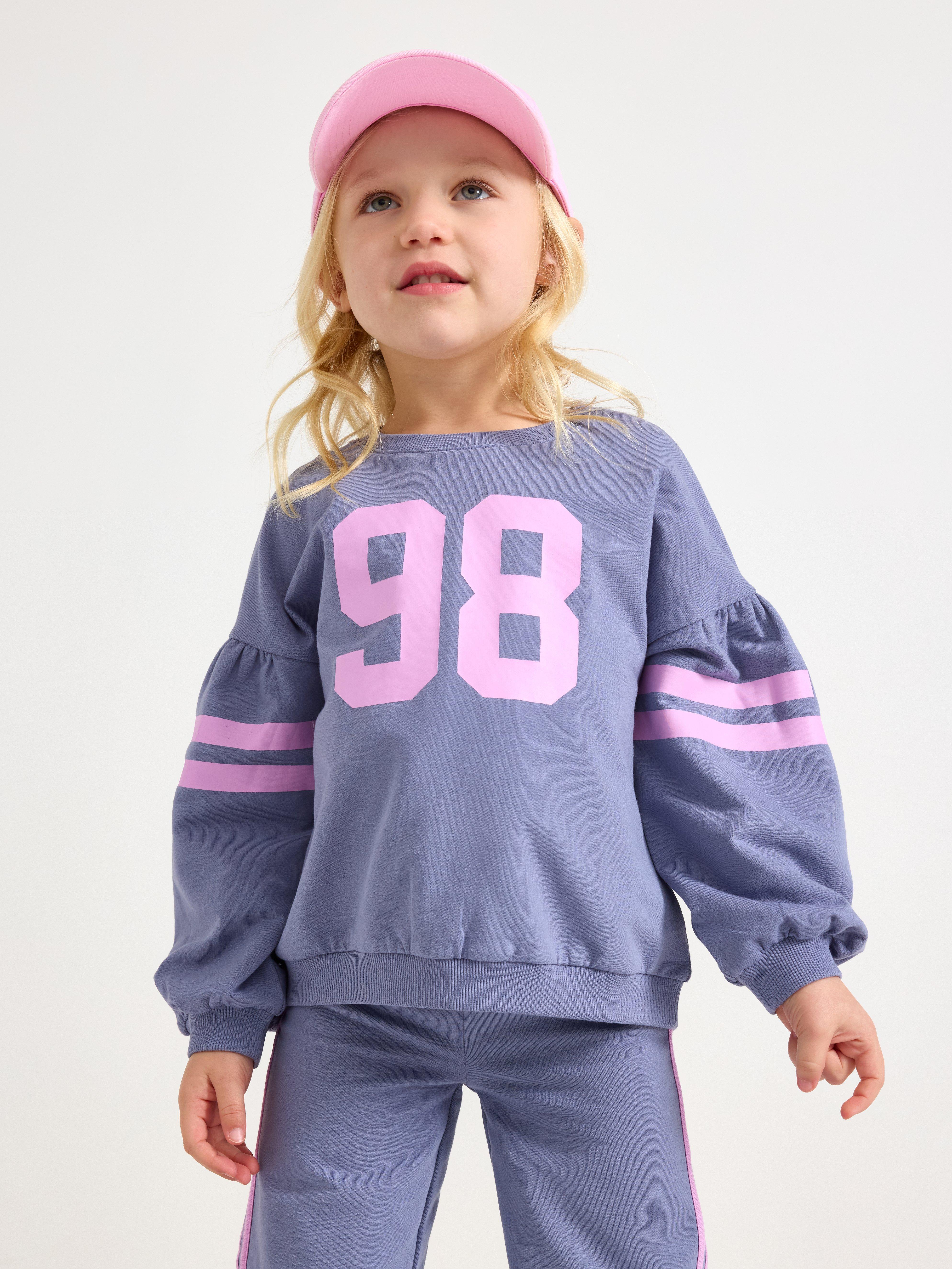 Sweatshirt - Børn - Lilla