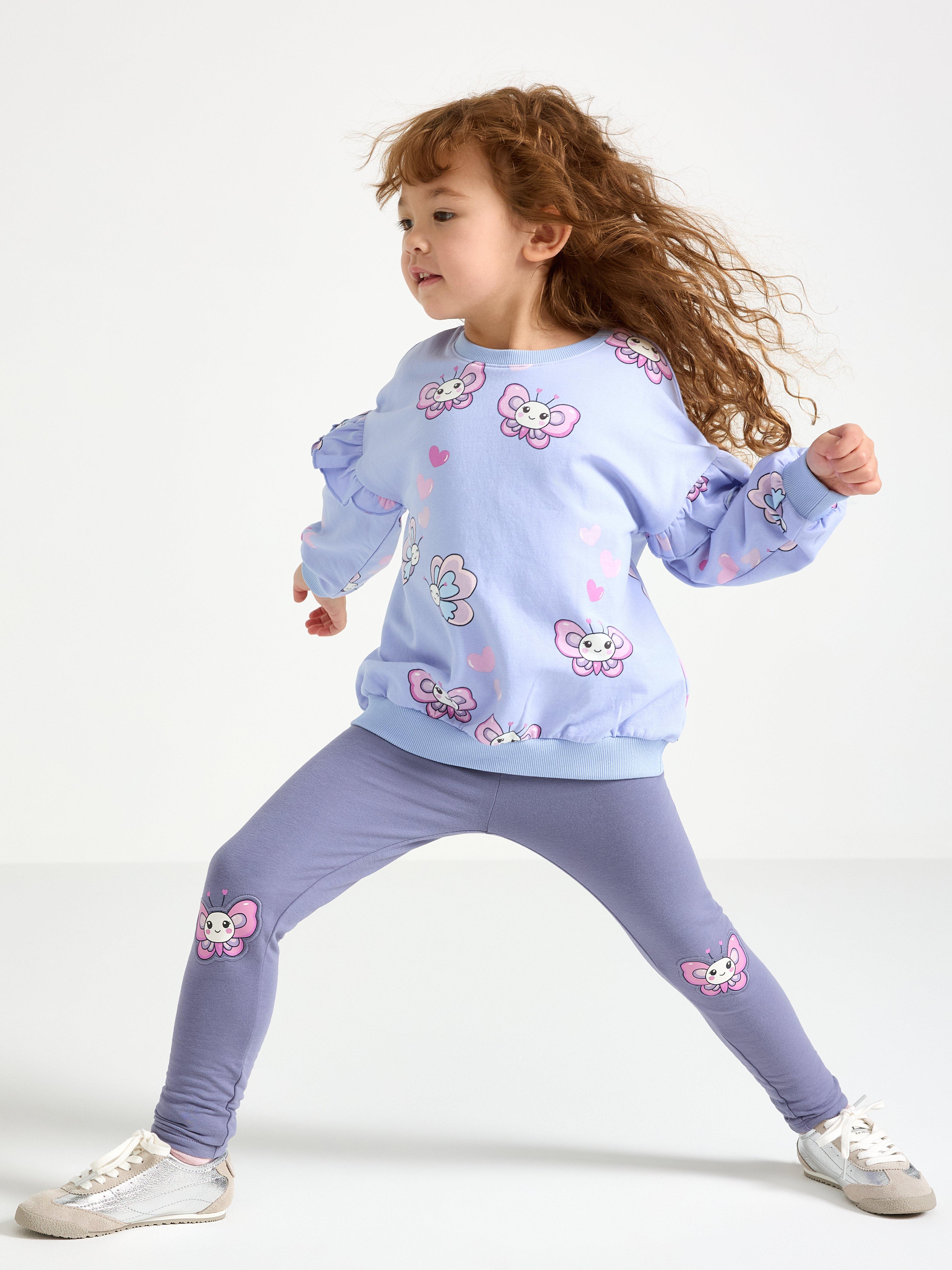 Leggings - Barn - Lilla