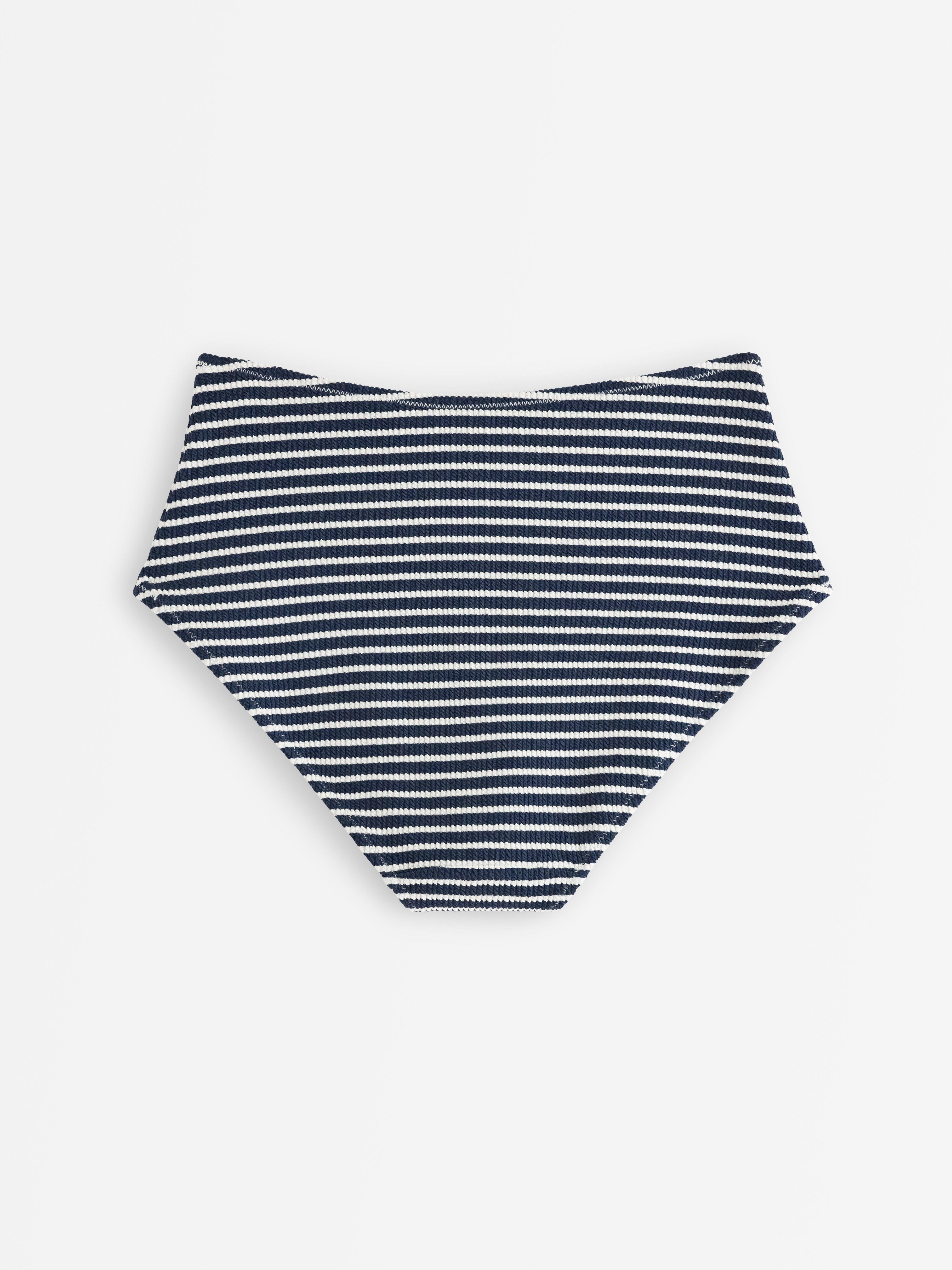Bikini med høyt liv - Undertøy - Blå