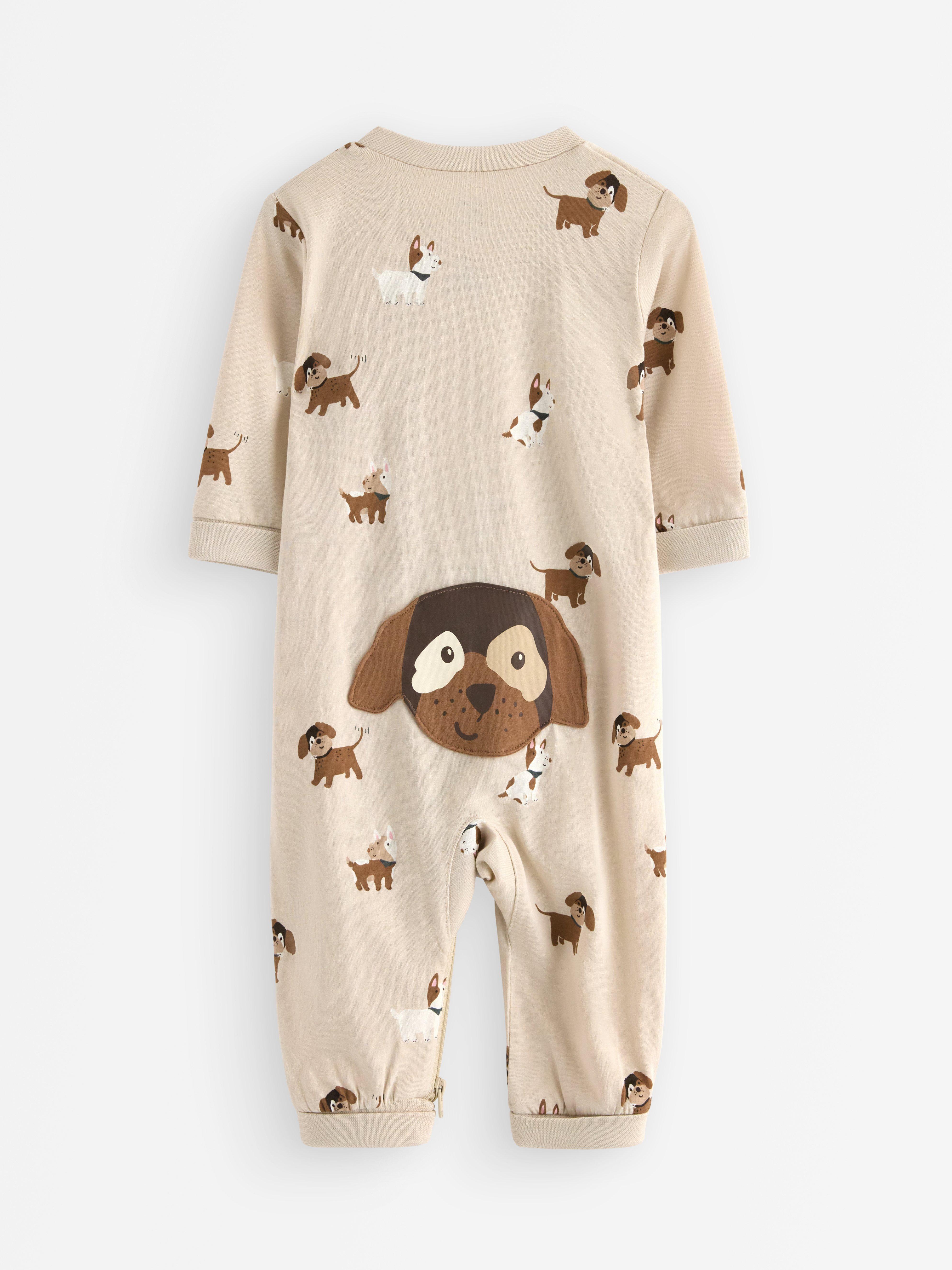 Pyjamasoverall - Barn - Beige