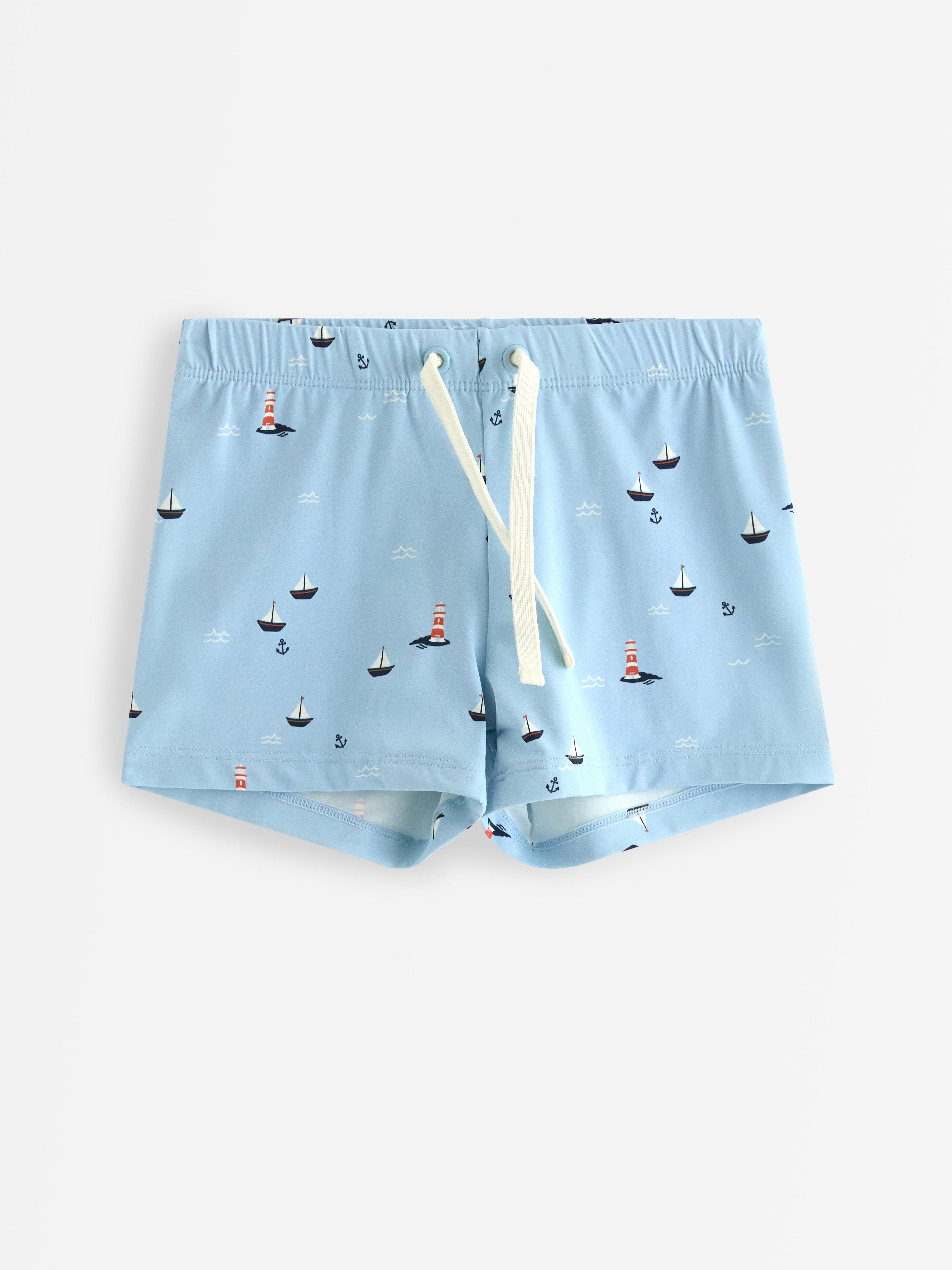 Swim Trunks - Kids Wear - Blue