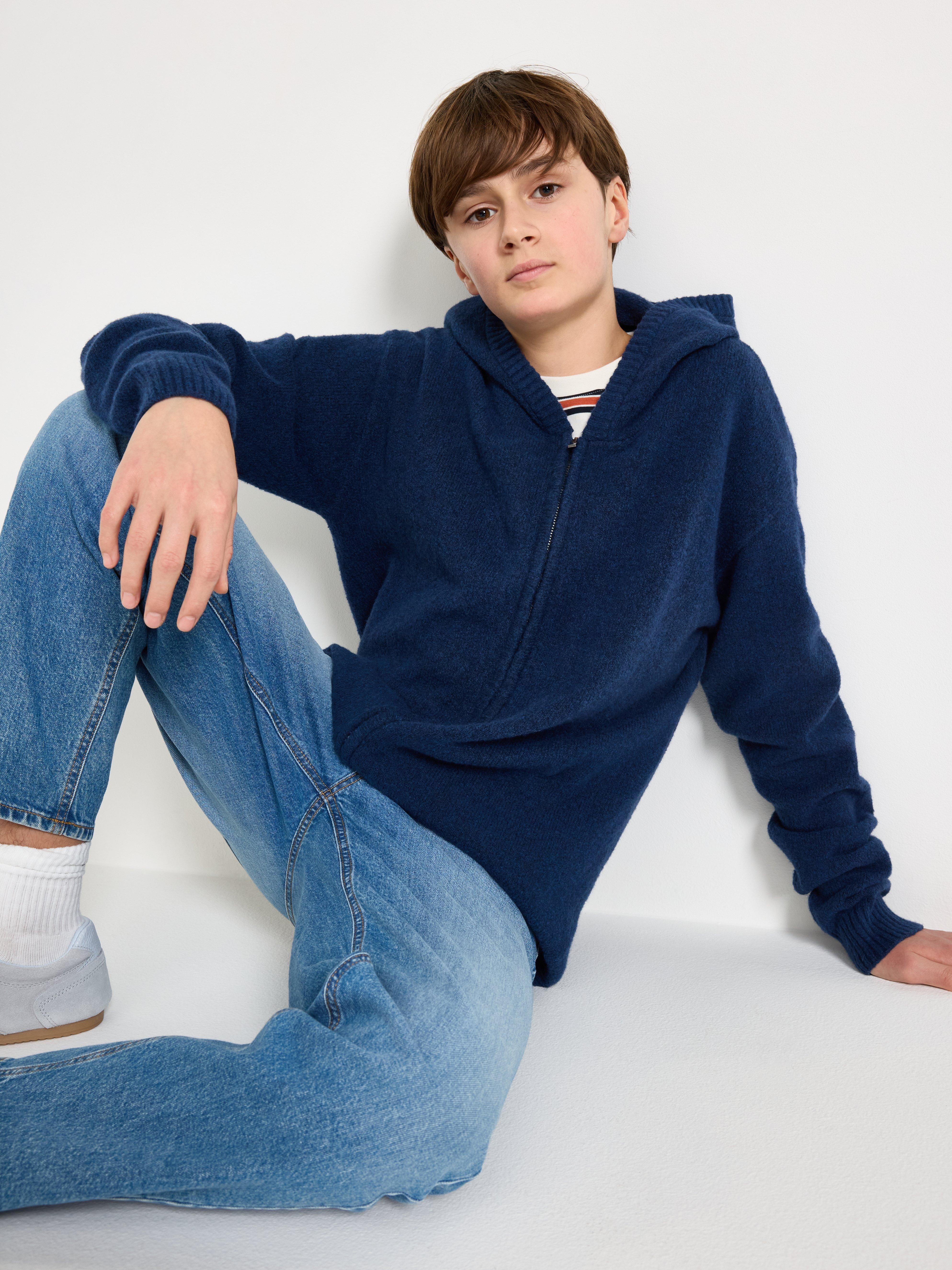 Hooded Sweatshirt - Kids Wear - Blue