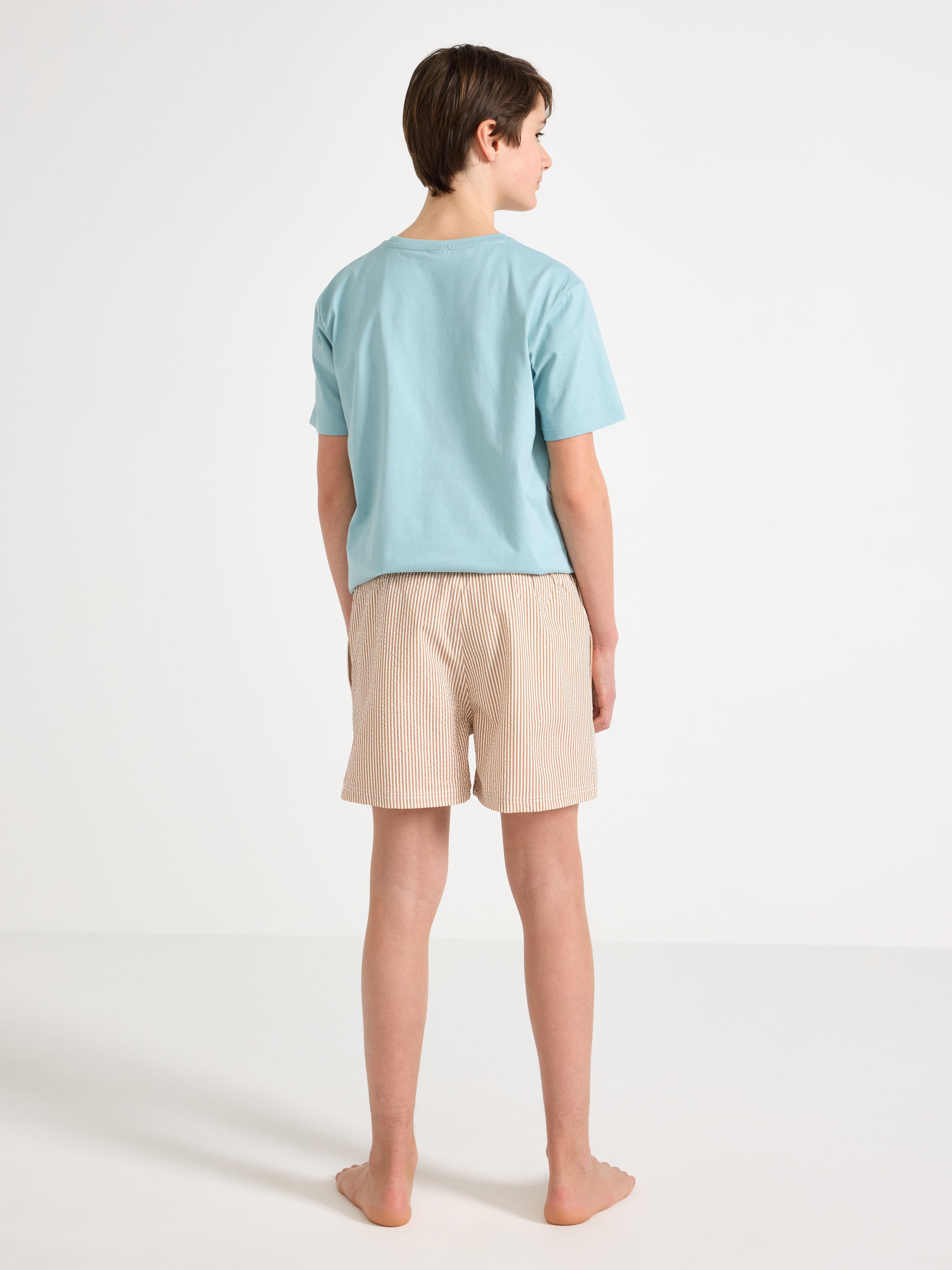 Badeshorts - Barn - Beige