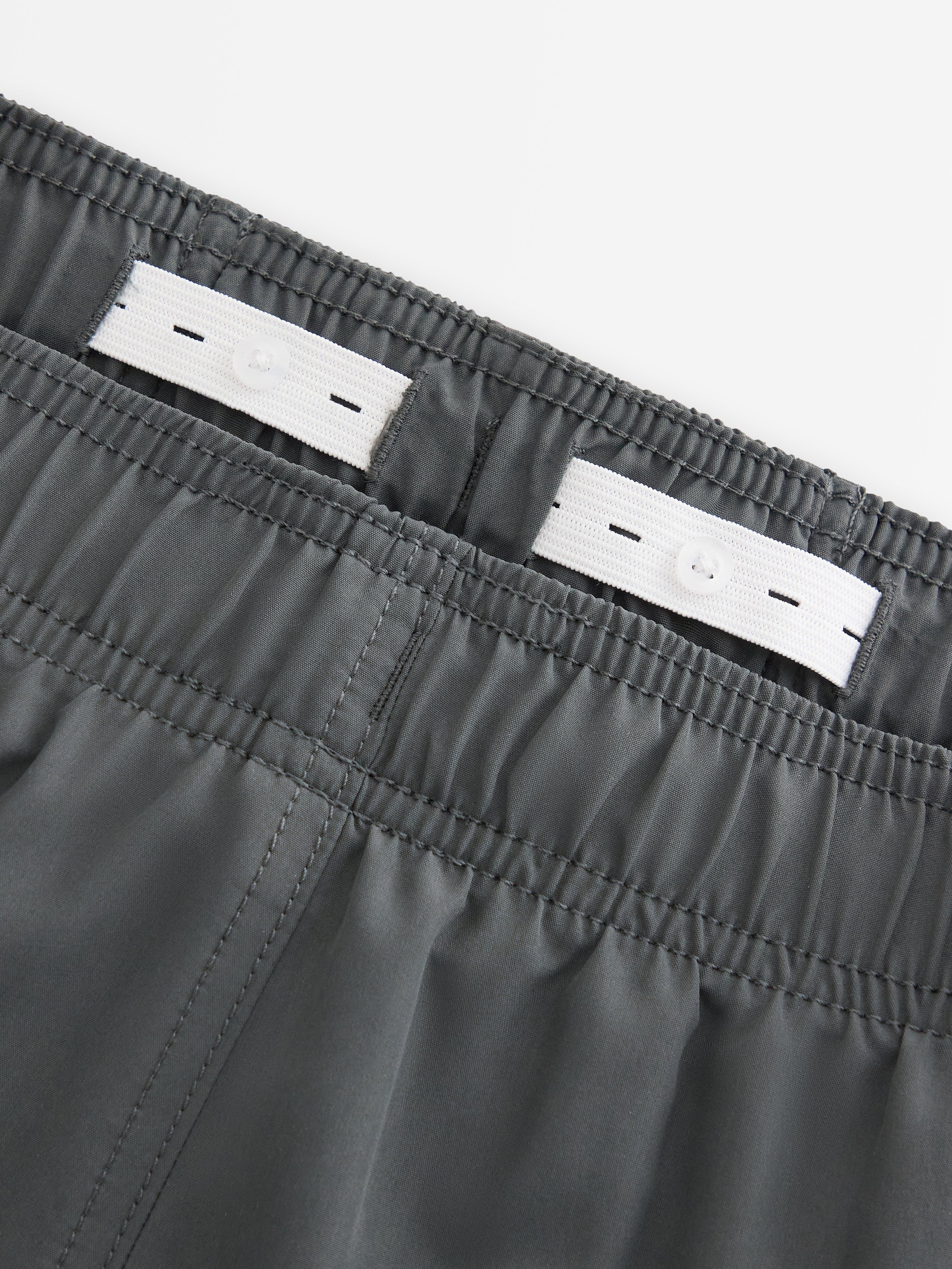 Badeshorts - Barn - Grå