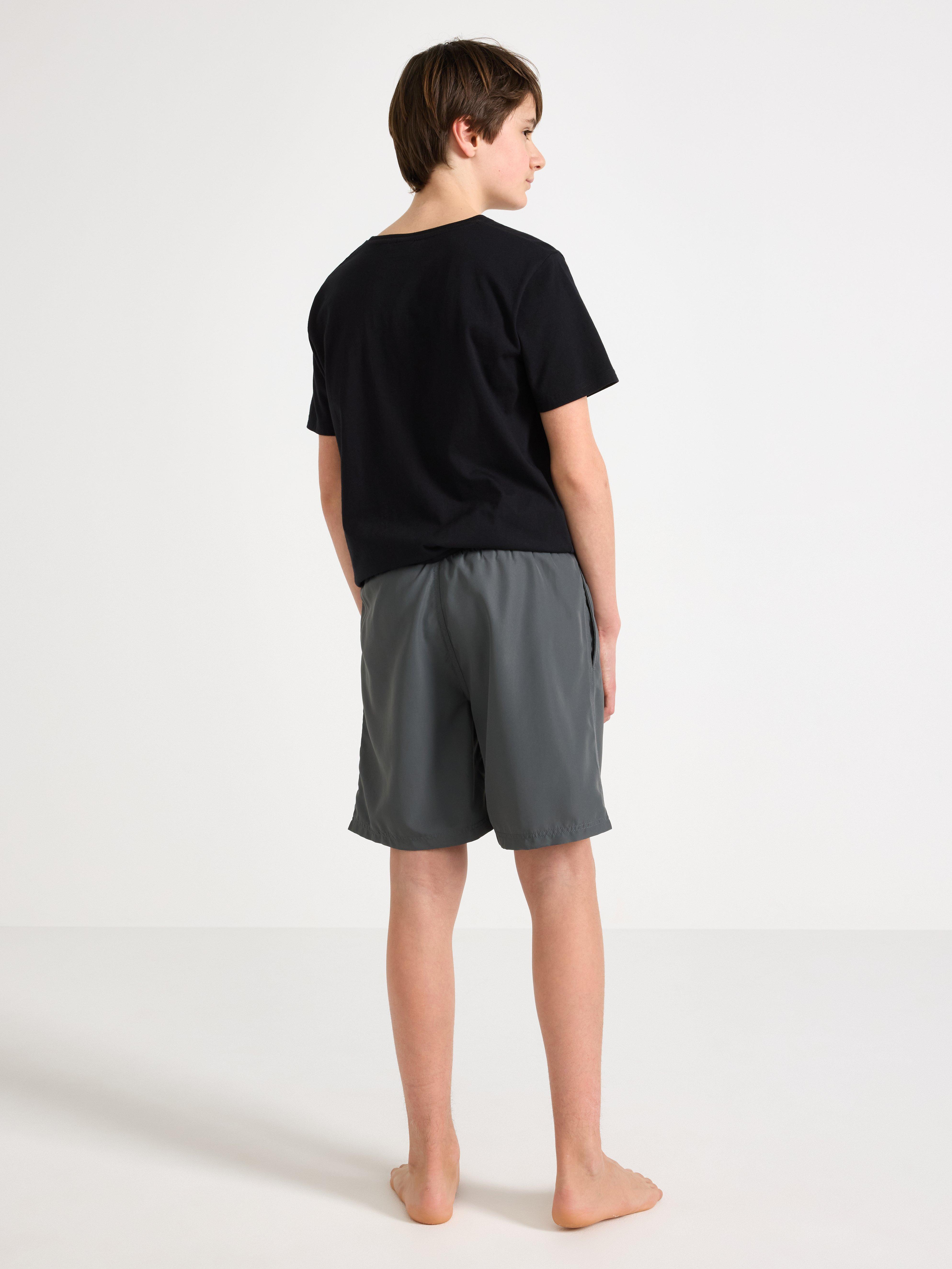 Badeshorts - Barn - Grå
