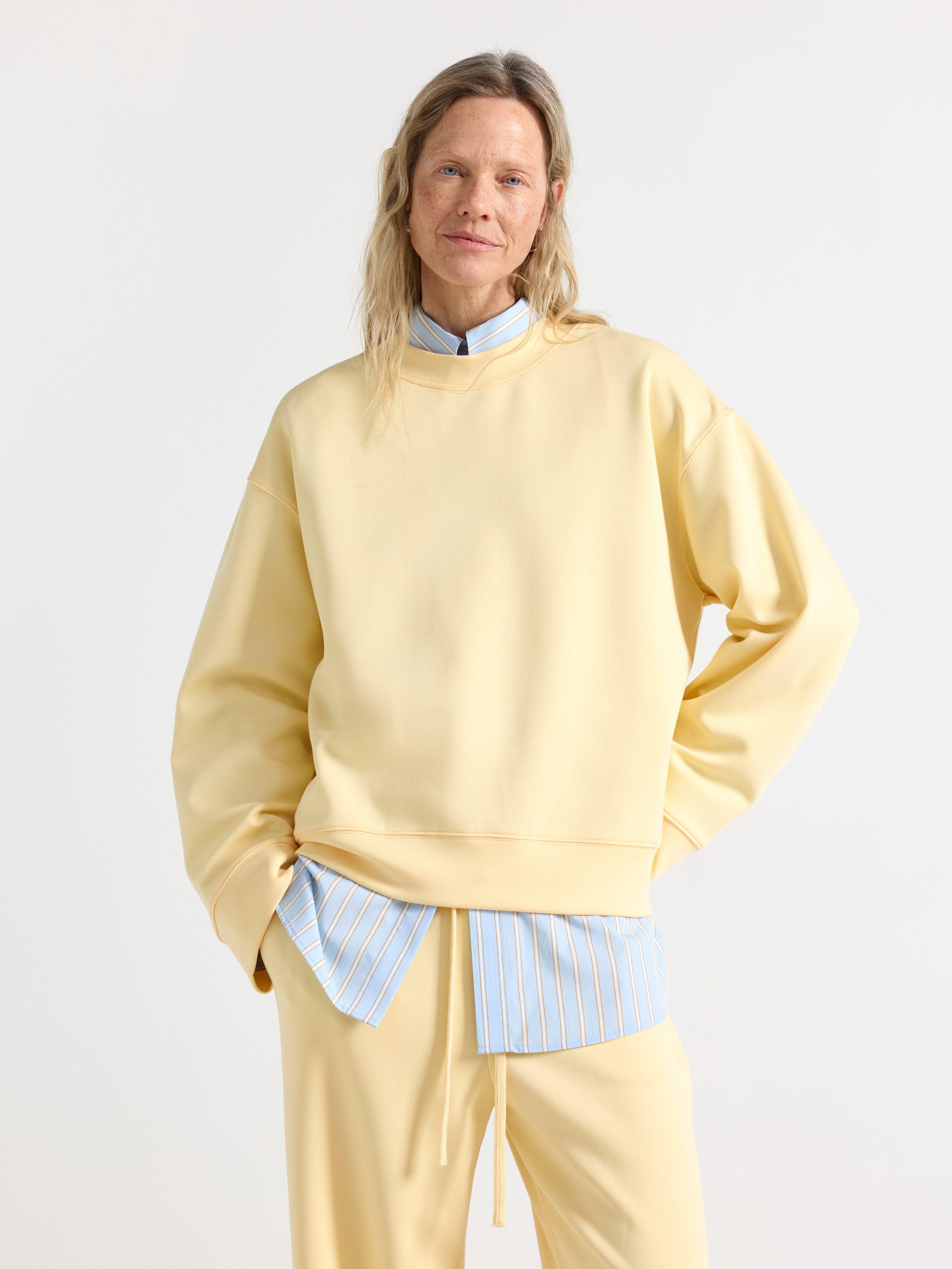 Collegegenser - Dame - Gul