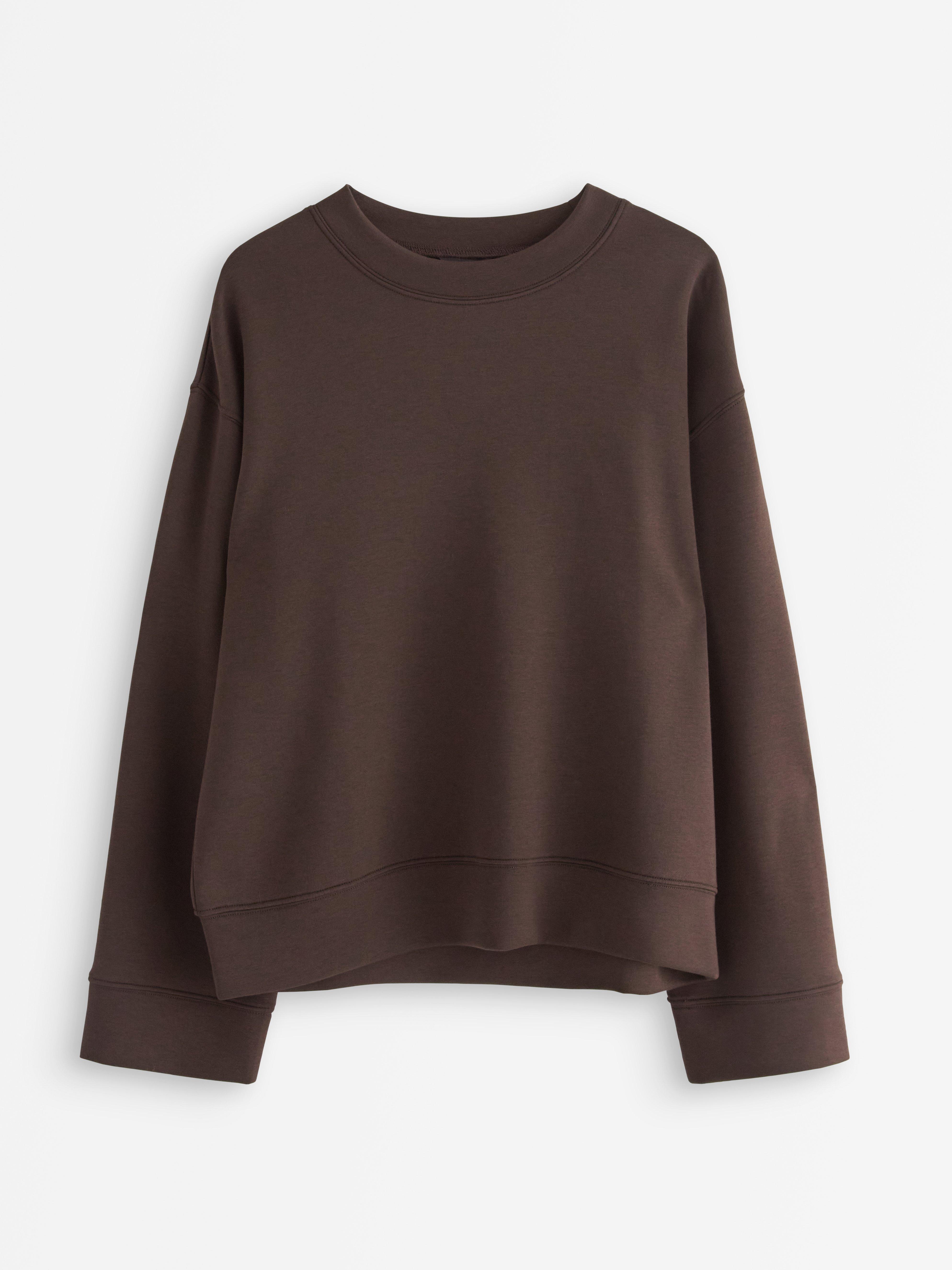 Sweatshirt - Dam - Brun