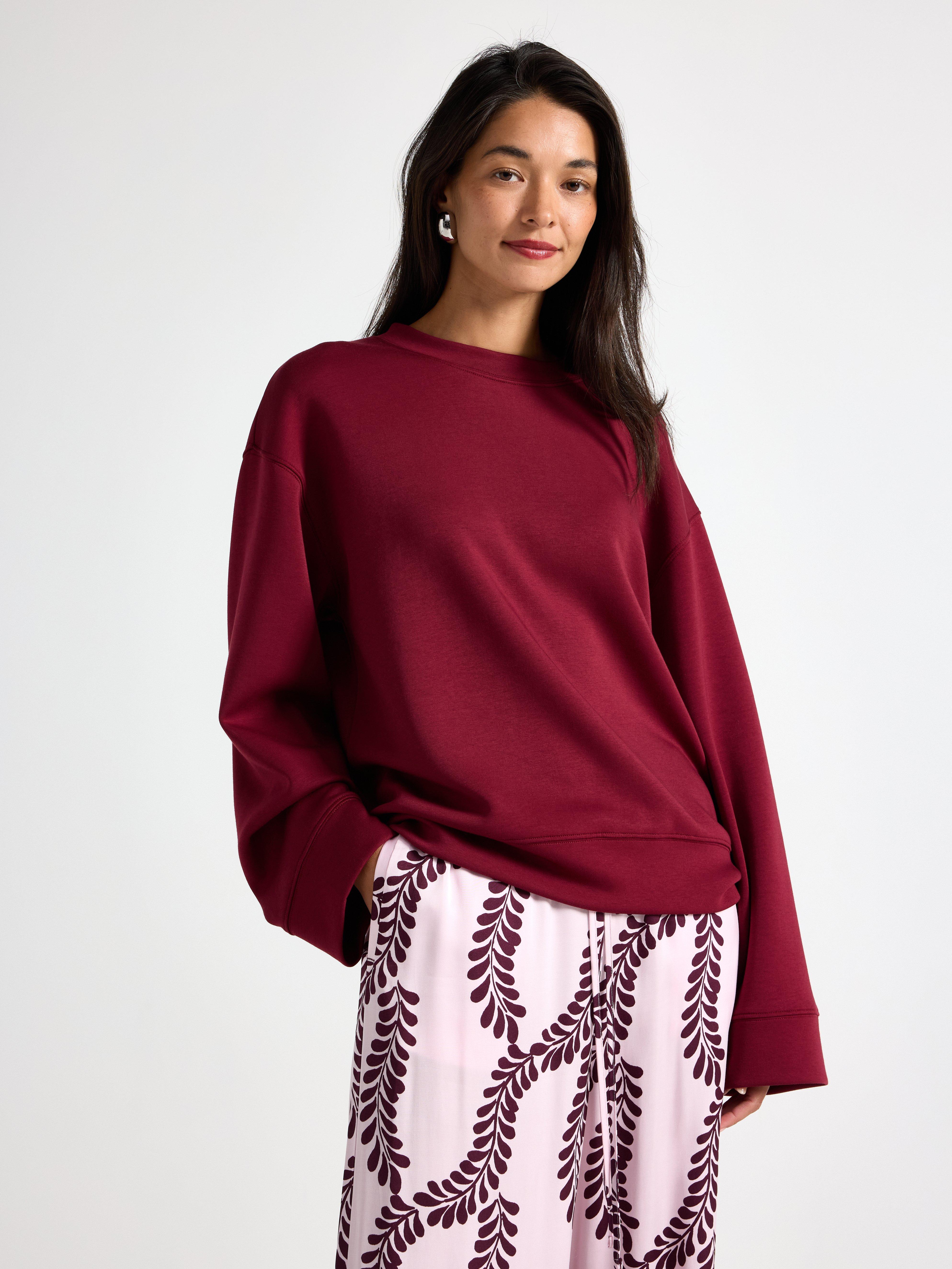 Sweatshirt - Womens Wear - Red