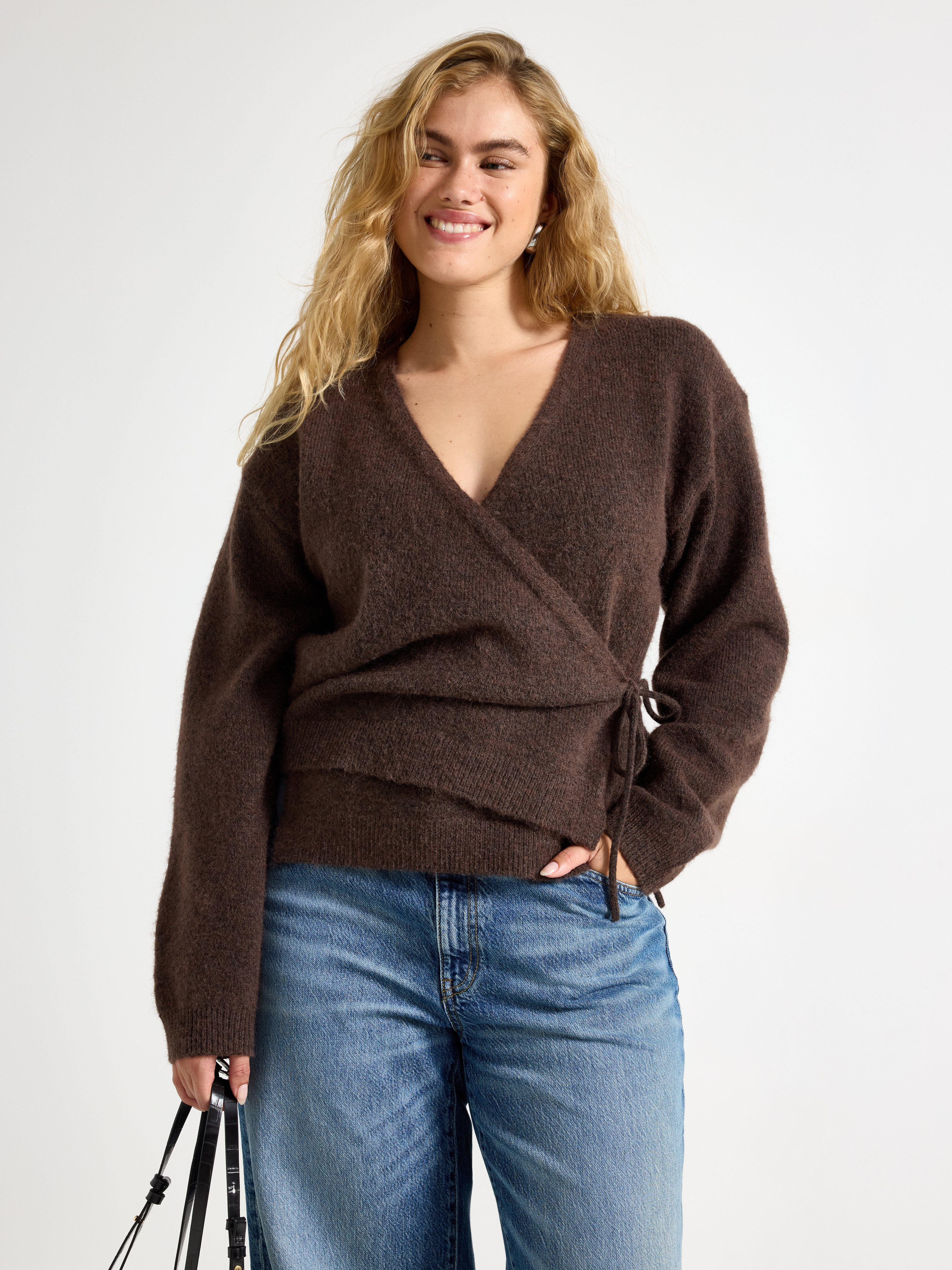Cardigan - Womens Wear - Brown