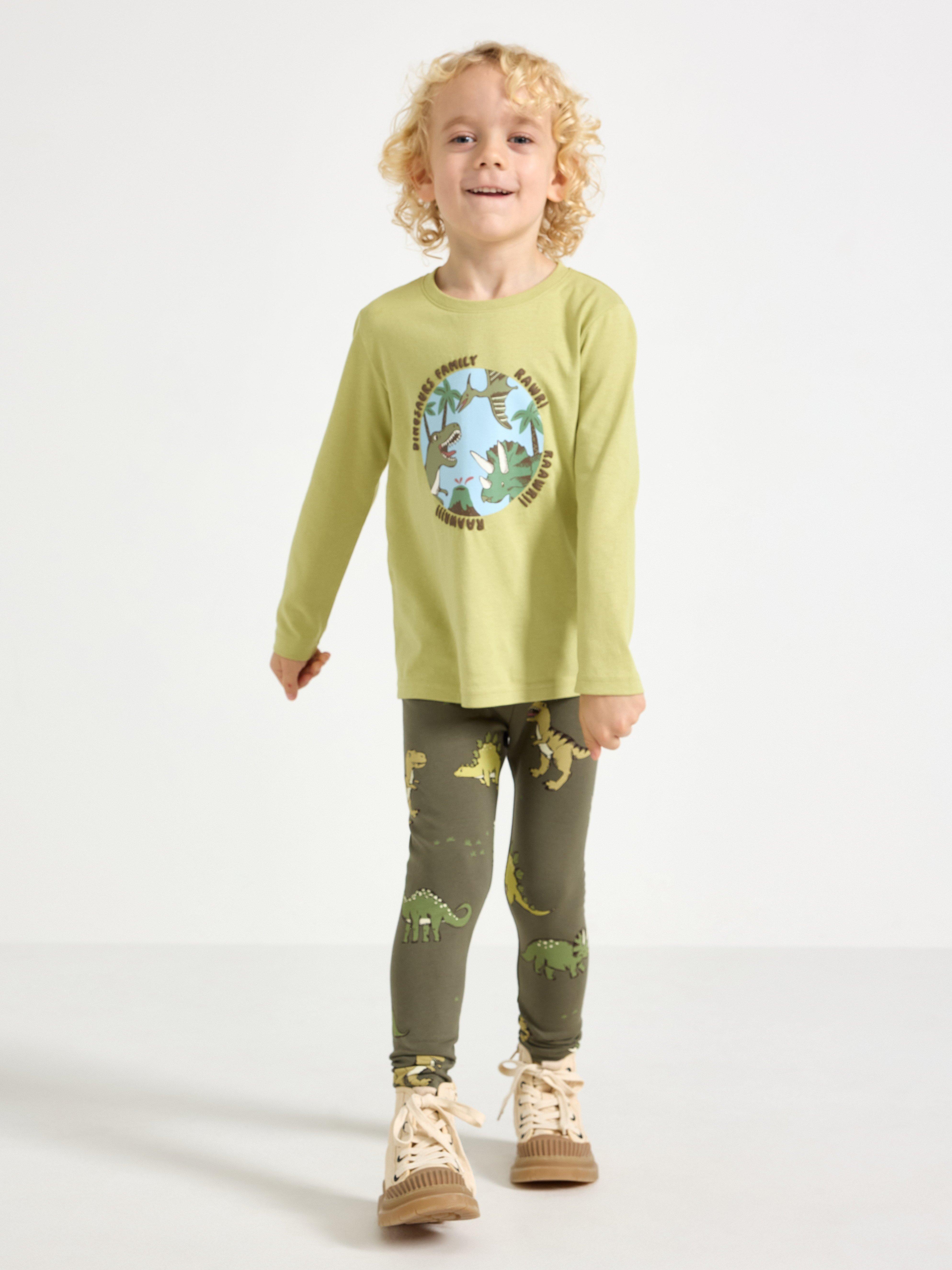 Leggings - Barn - Grön