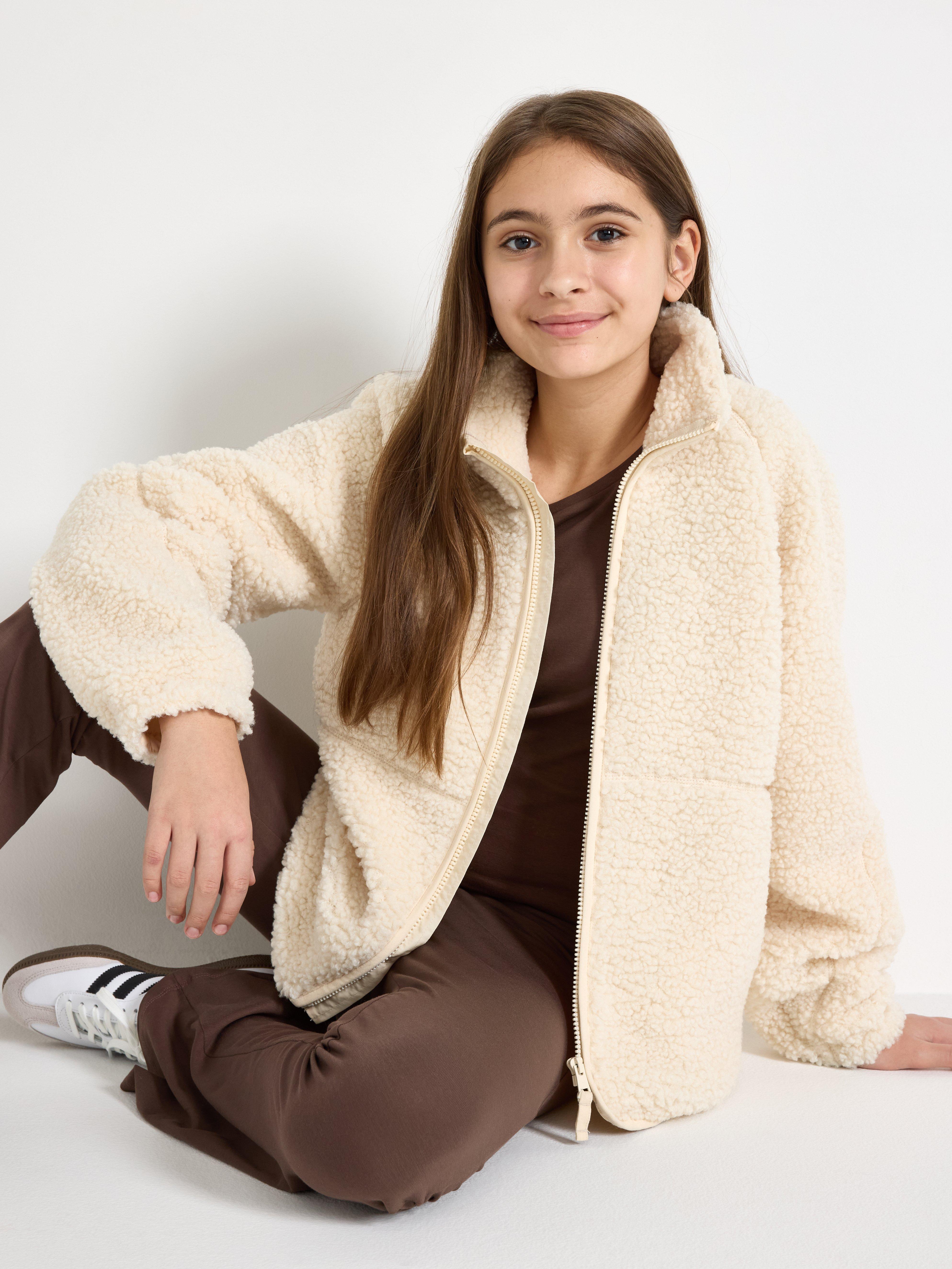 Fleece jacket - Kids Wear - Beige