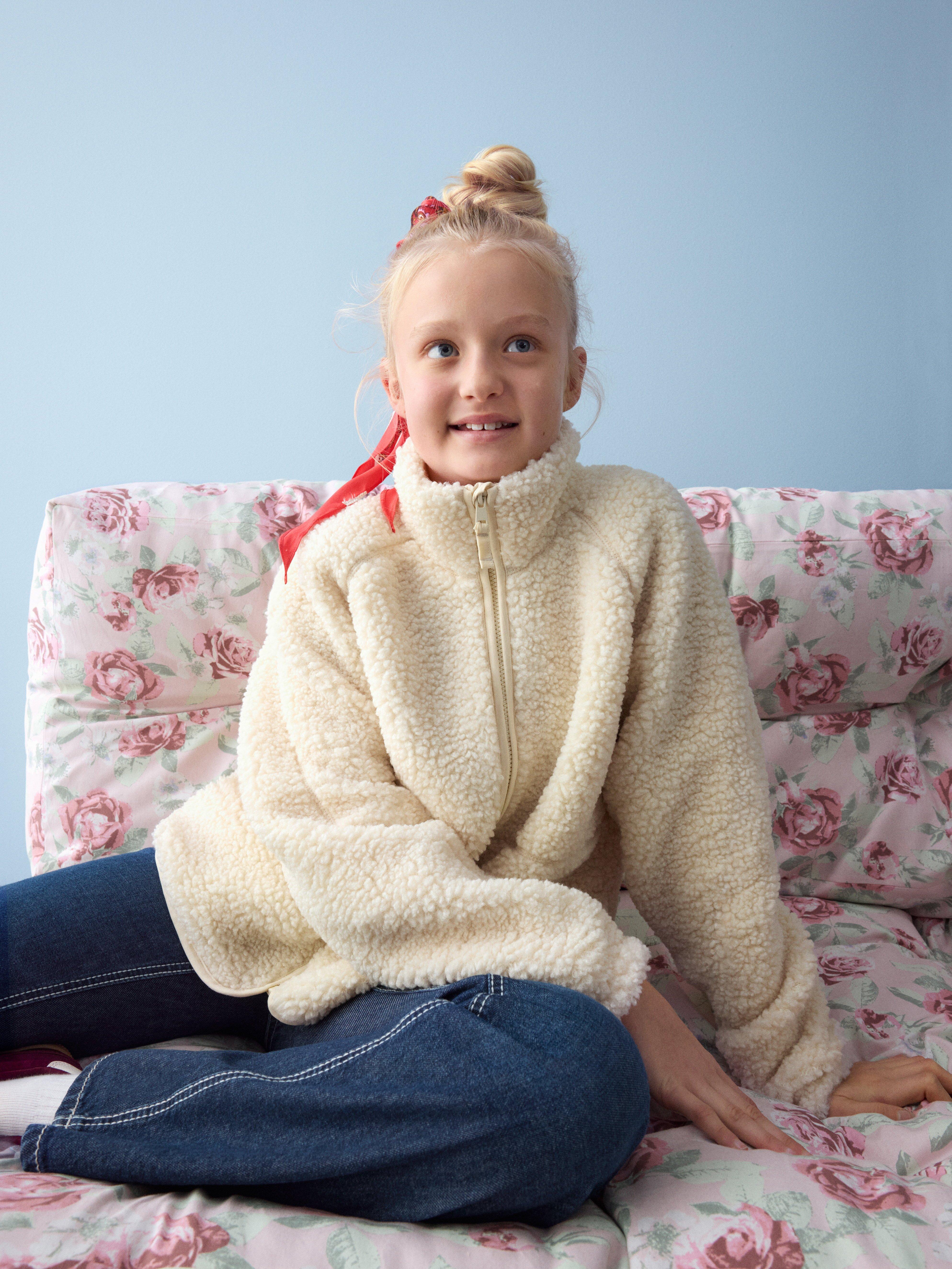 Fleece jacket - Kids Wear - Beige