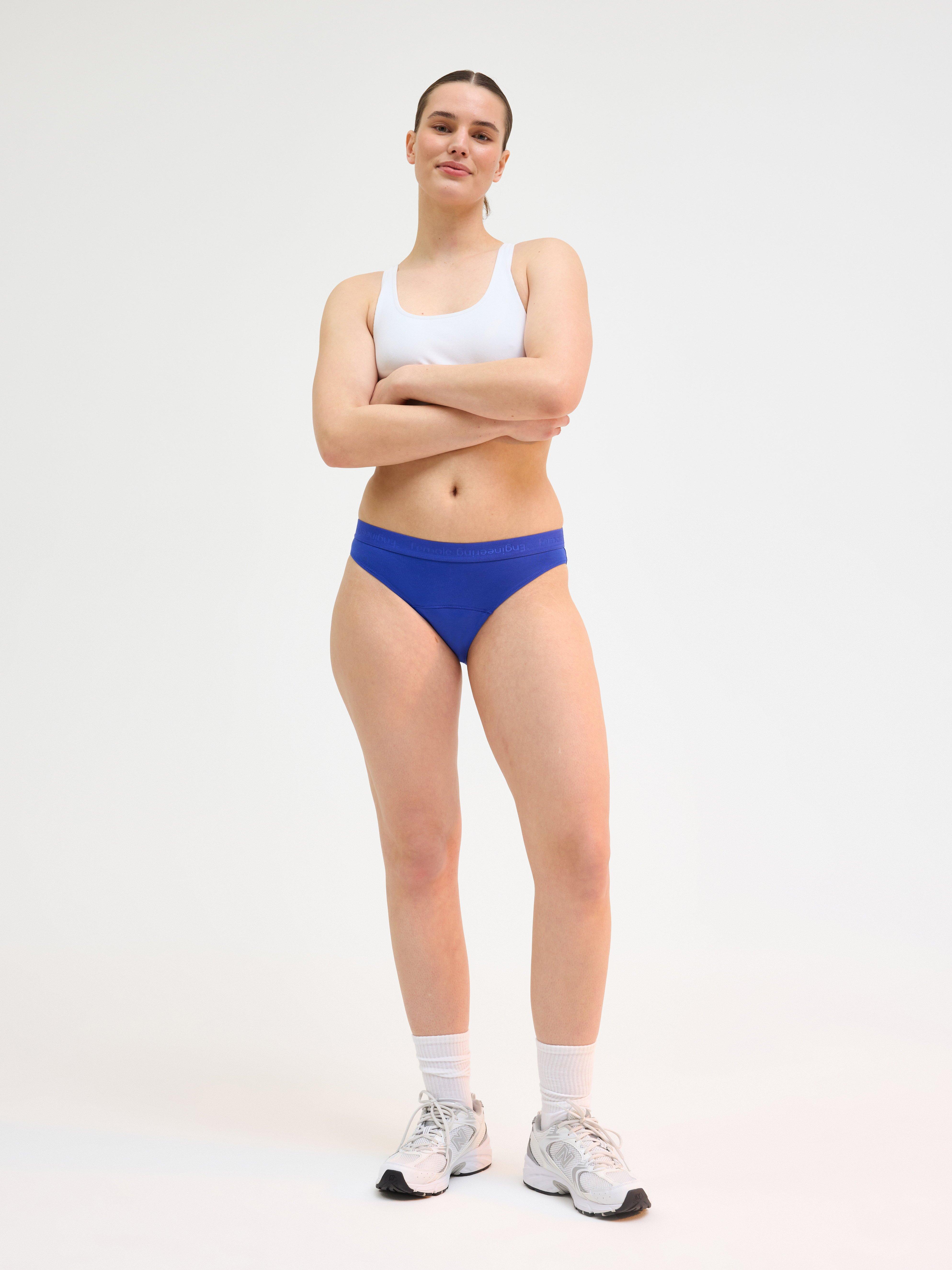 Menstruační spodní prádlo - Female Engineering - Modrá