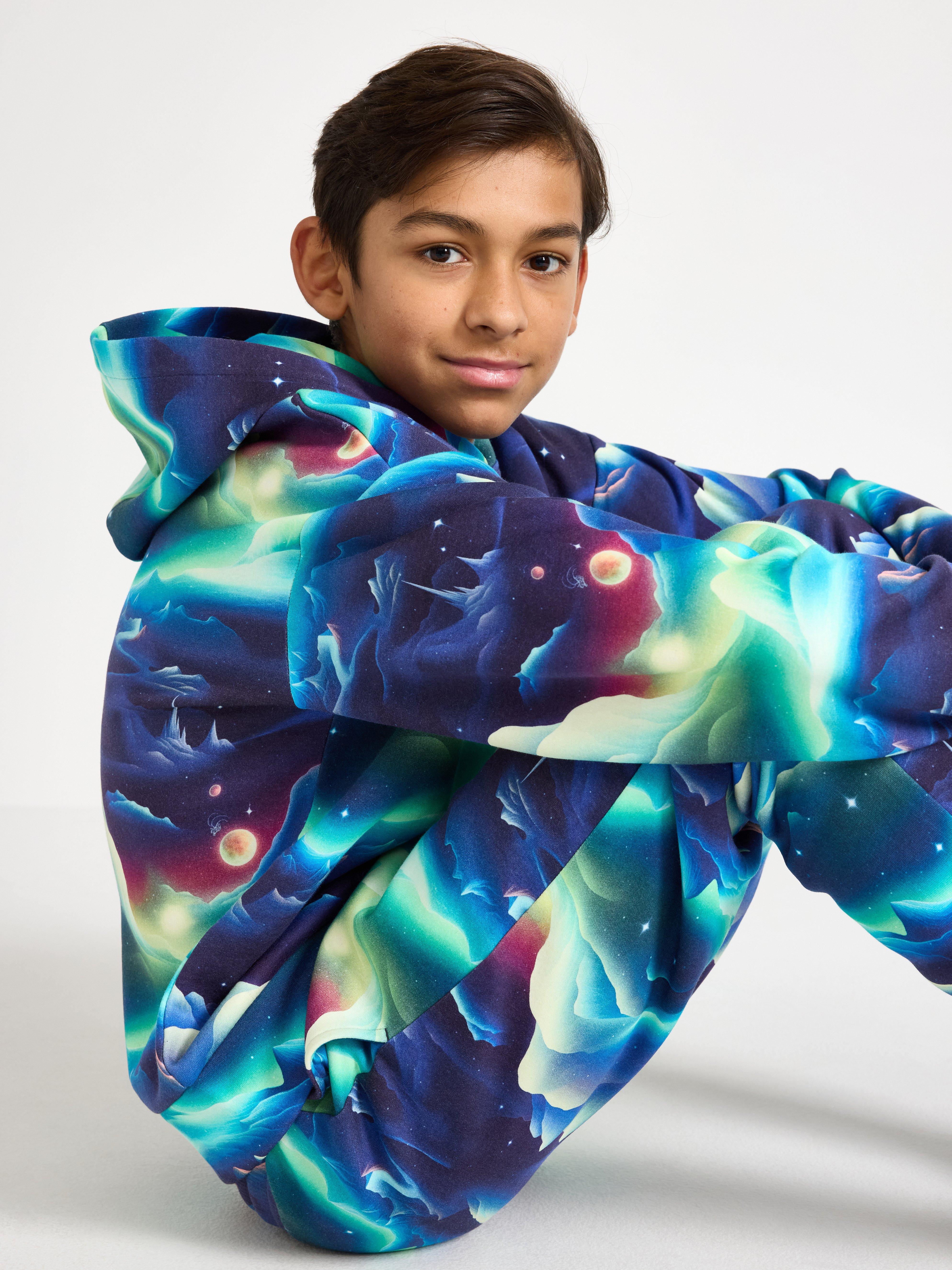 Hooded Sweatshirt - Kids Wear - Blue