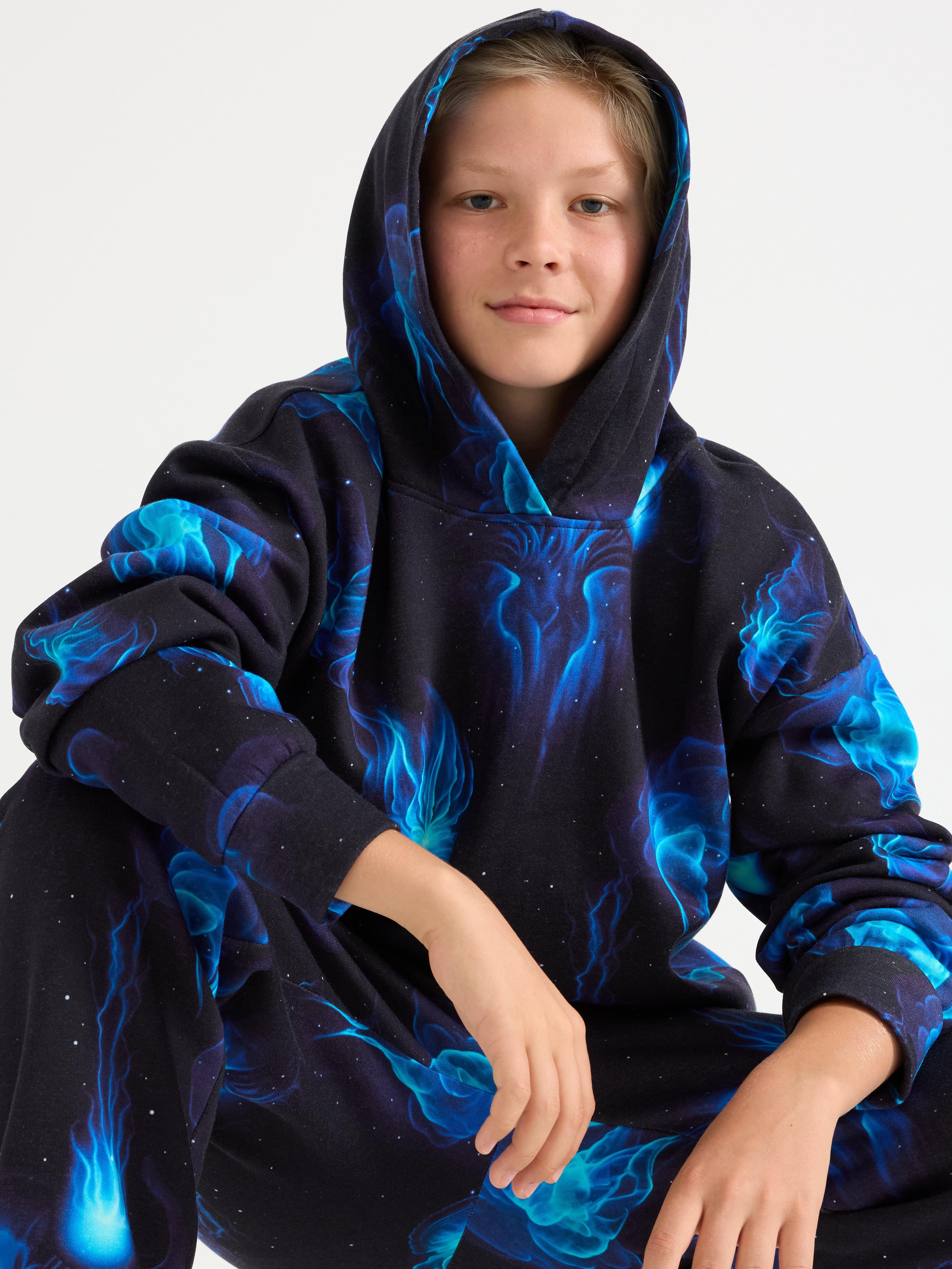 Hooded Sweatshirt - Kids Wear - Black