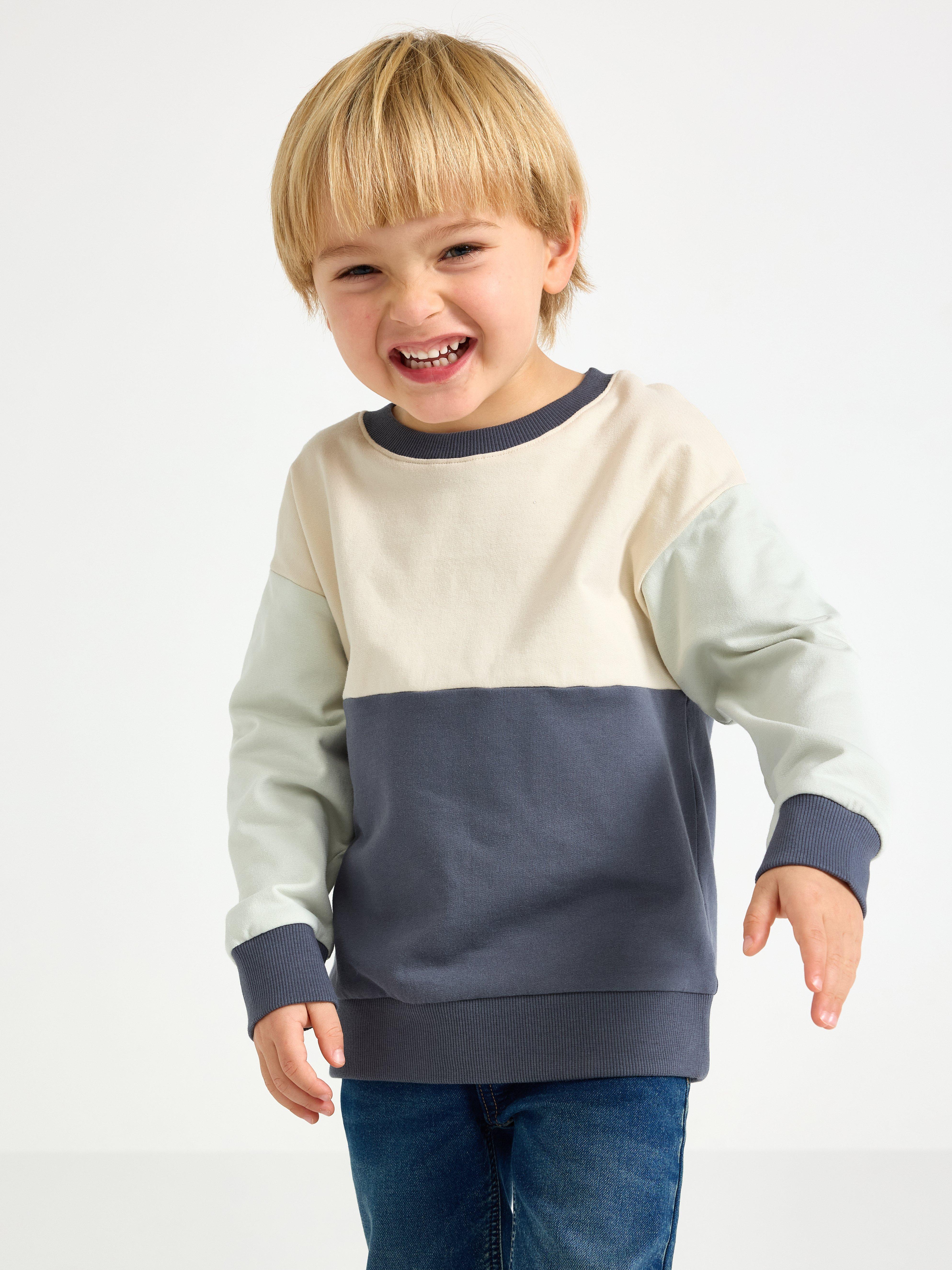 Sweatshirt - Børn - Grå